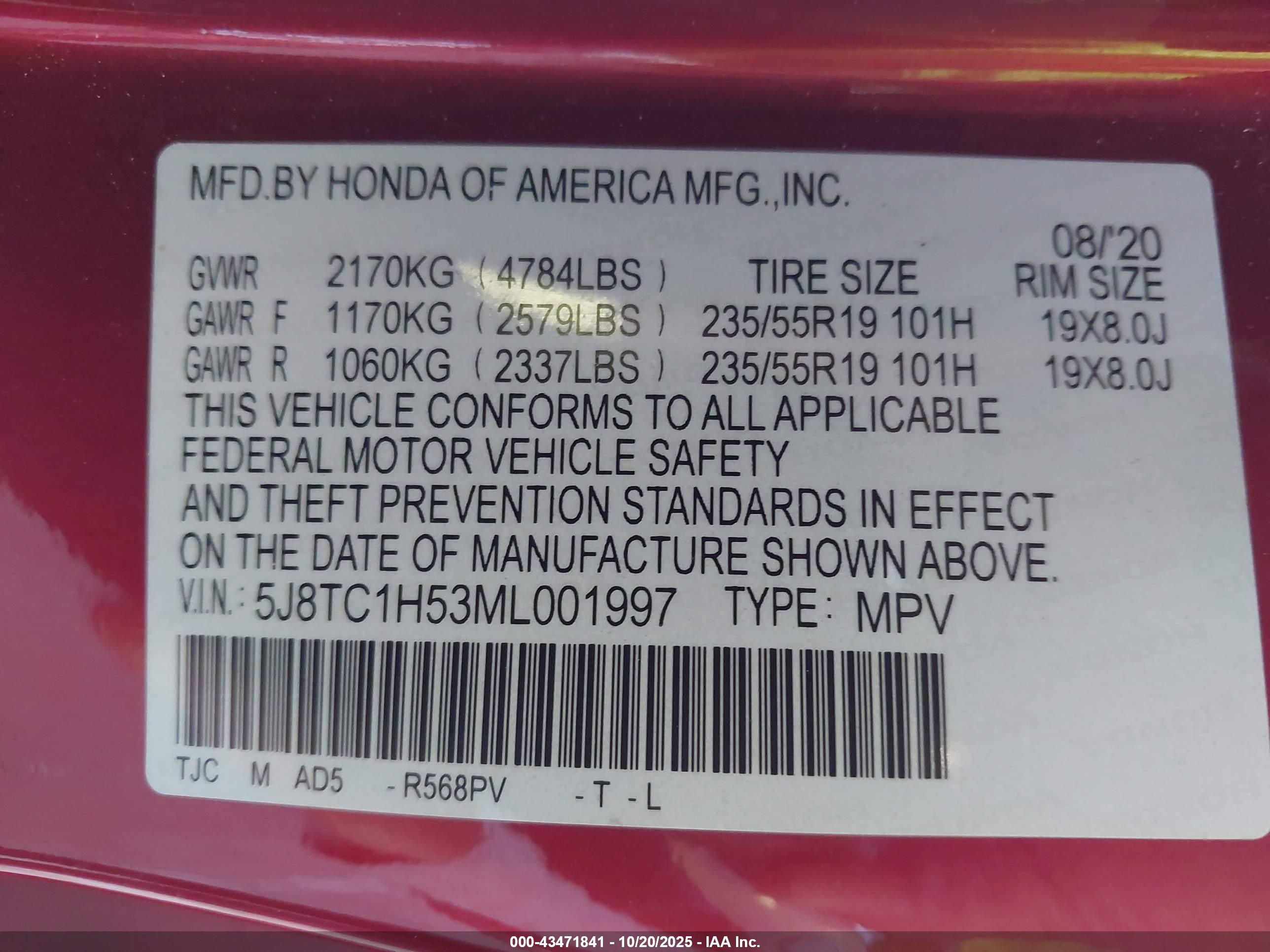 ACURA RDX image 9