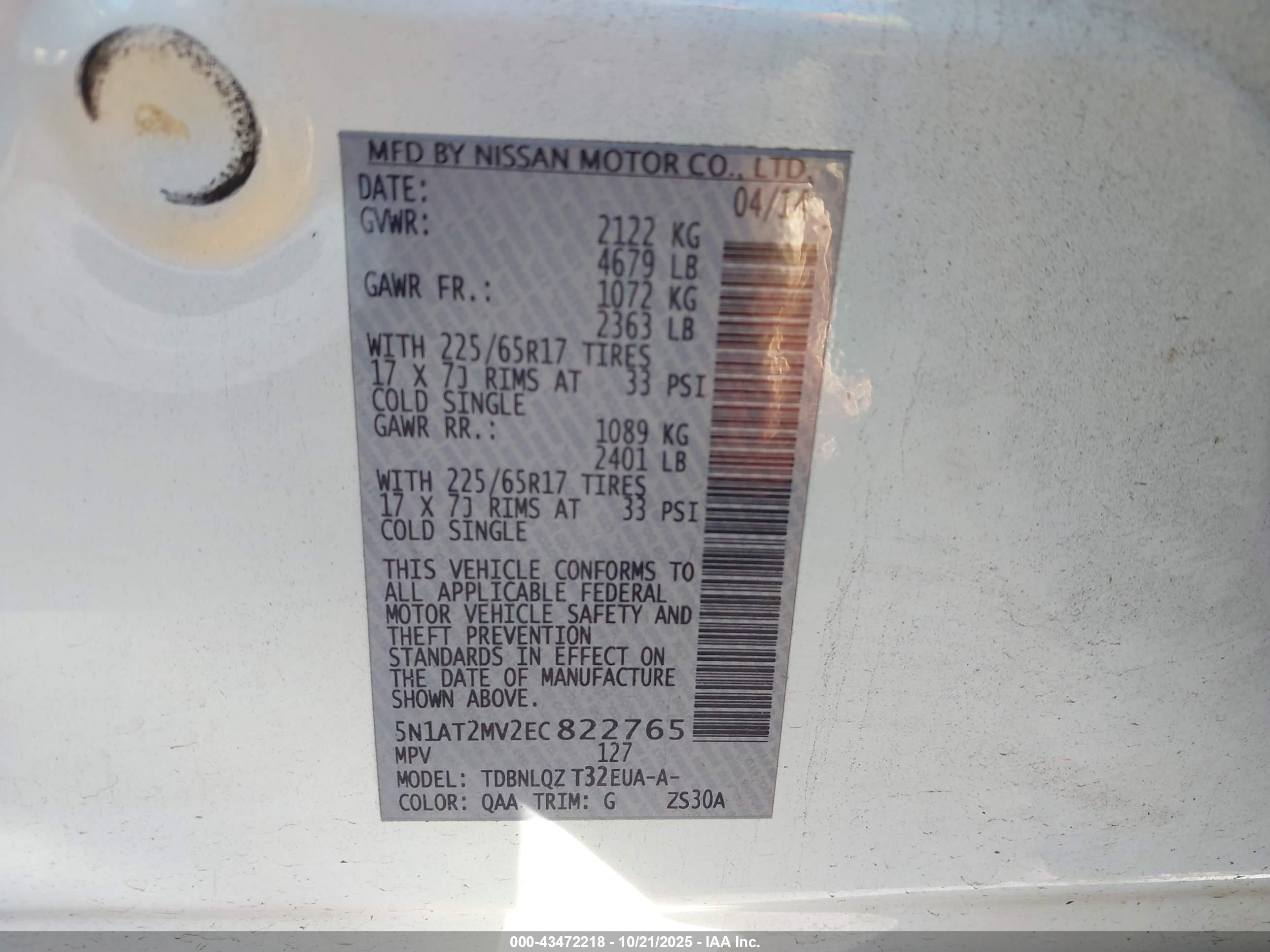 NISSAN ROGUE image 9