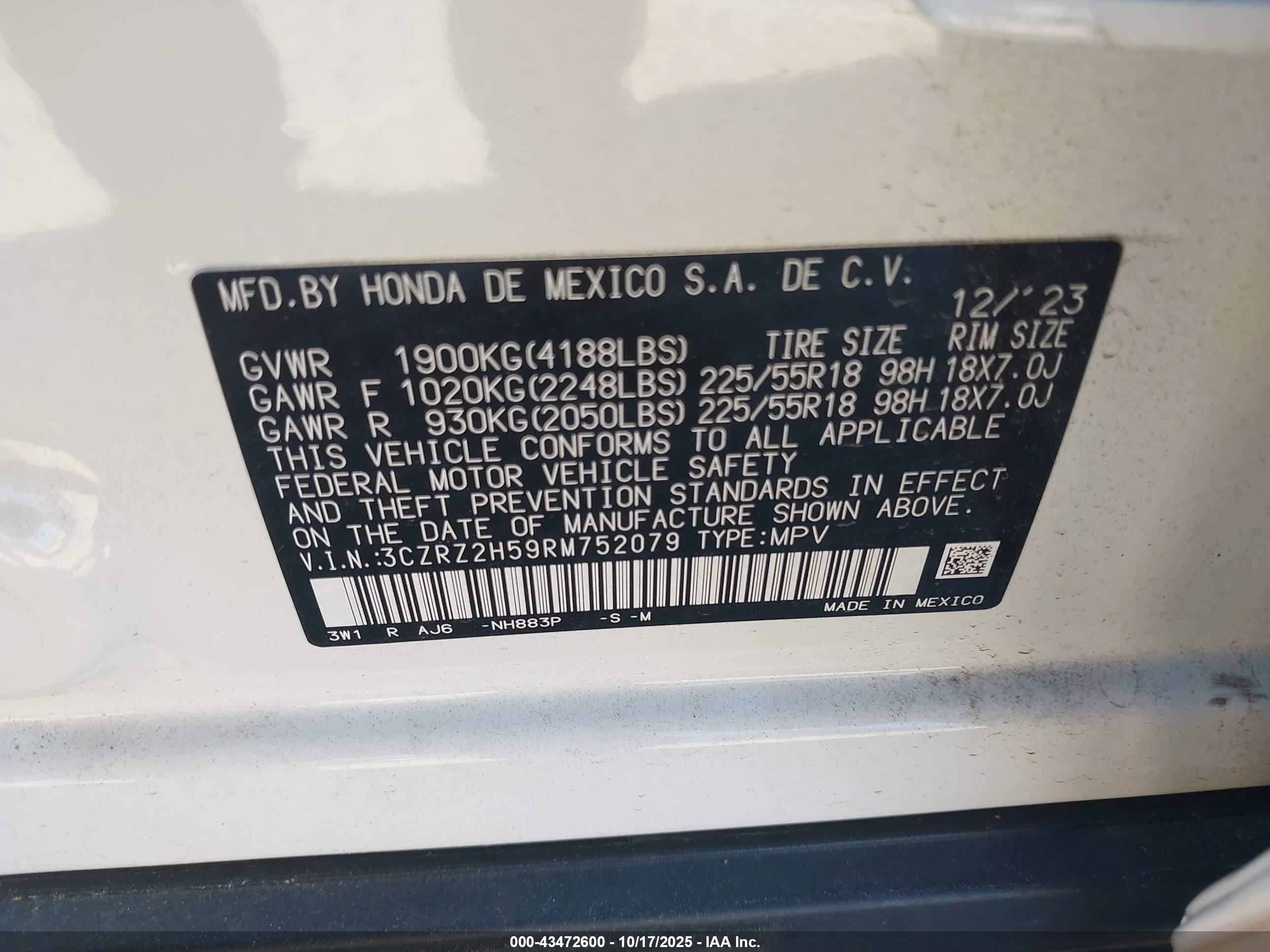 HONDA HR-V image 9