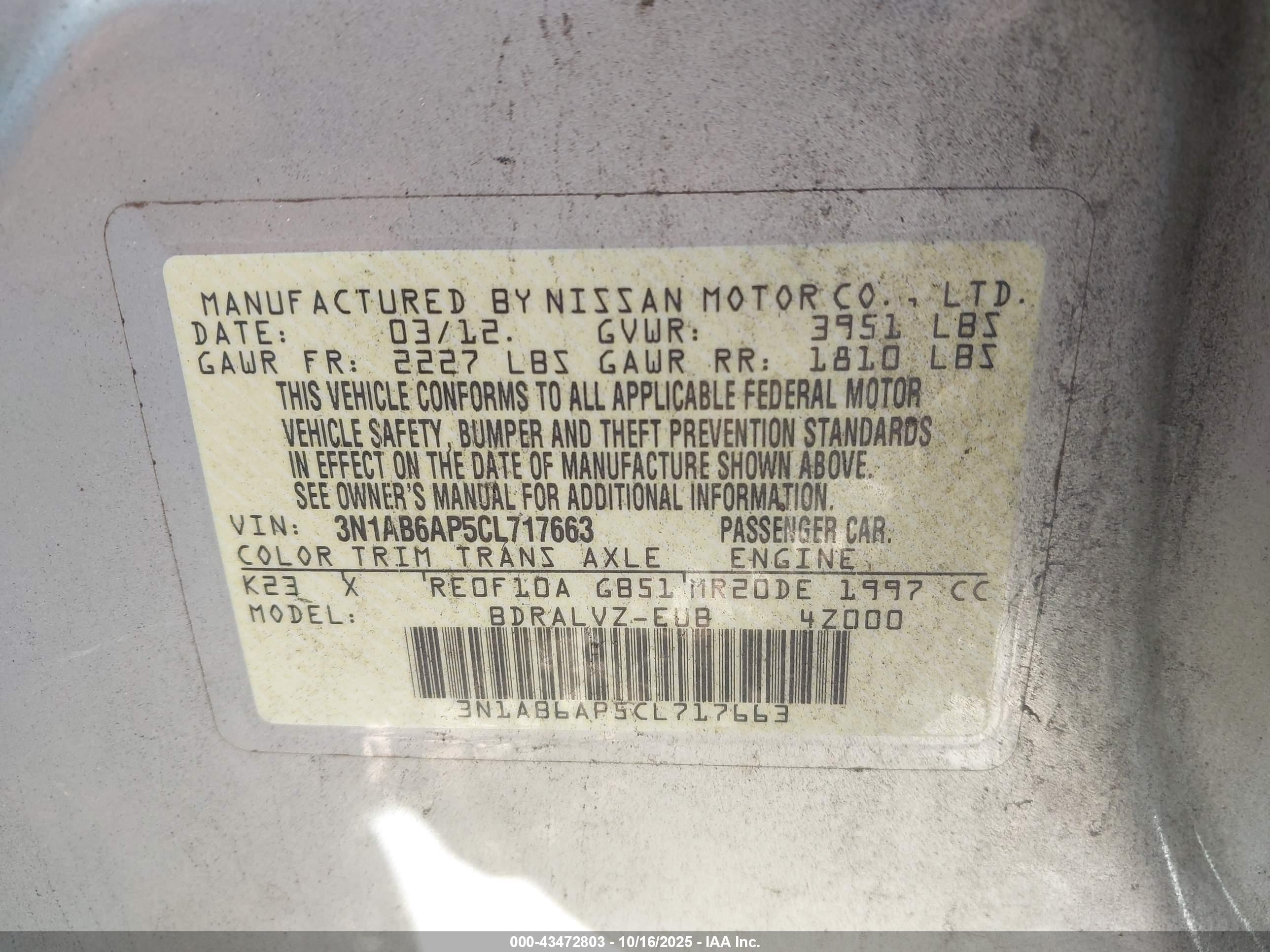 NISSAN SENTRA image 9