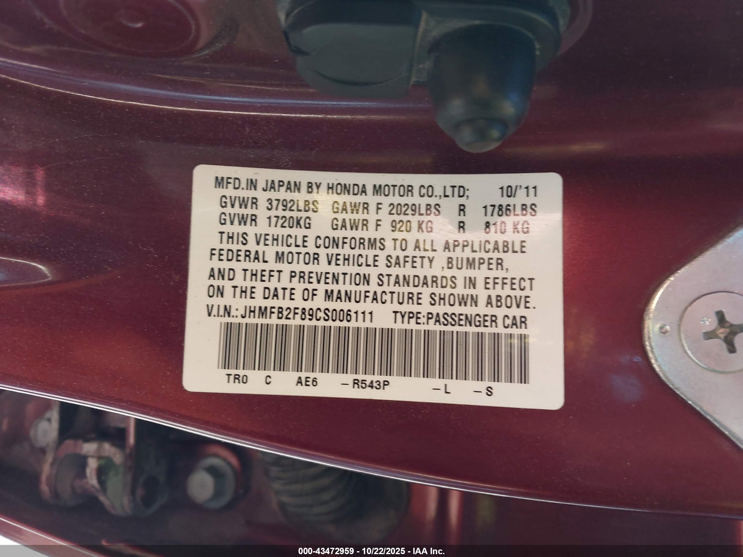 HONDA CIVIC image 9
