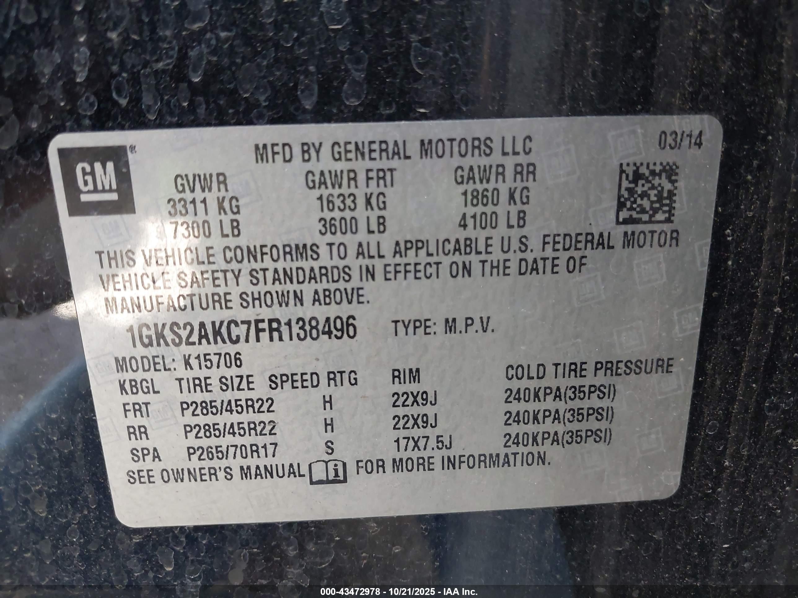 GMC YUKON image 9