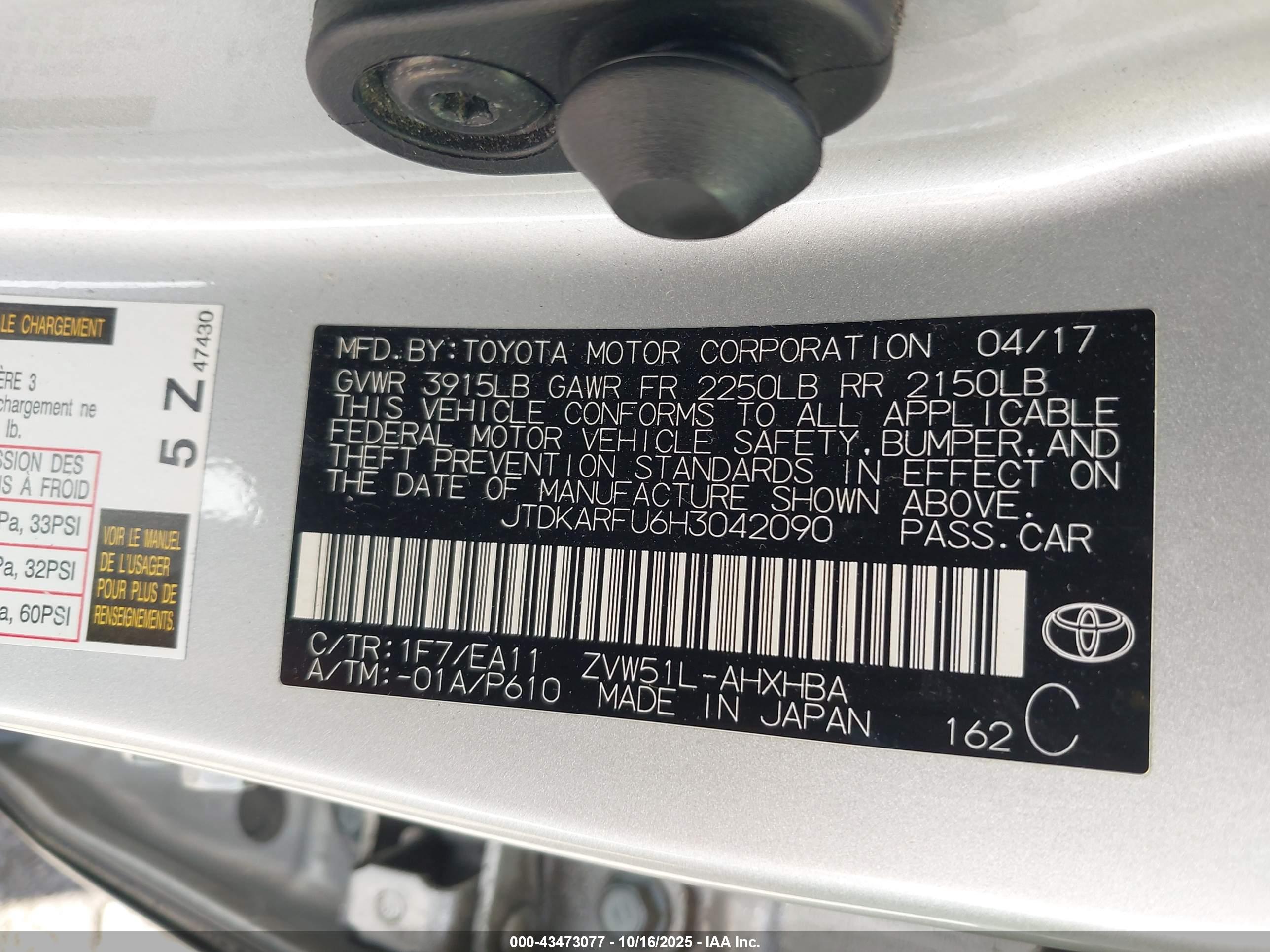 TOYOTA PRIUS image 9