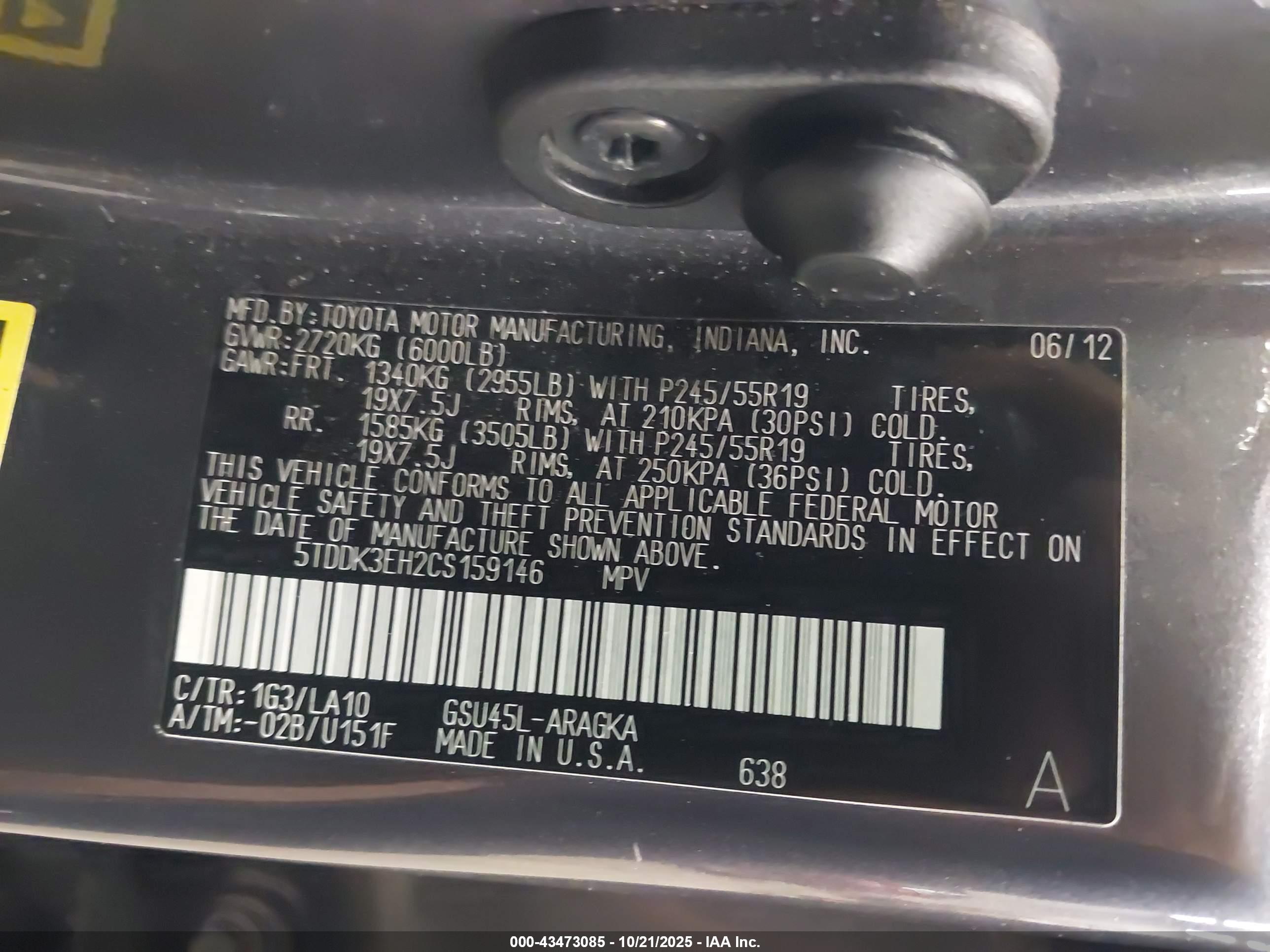 TOYOTA HIGHLANDER image 9