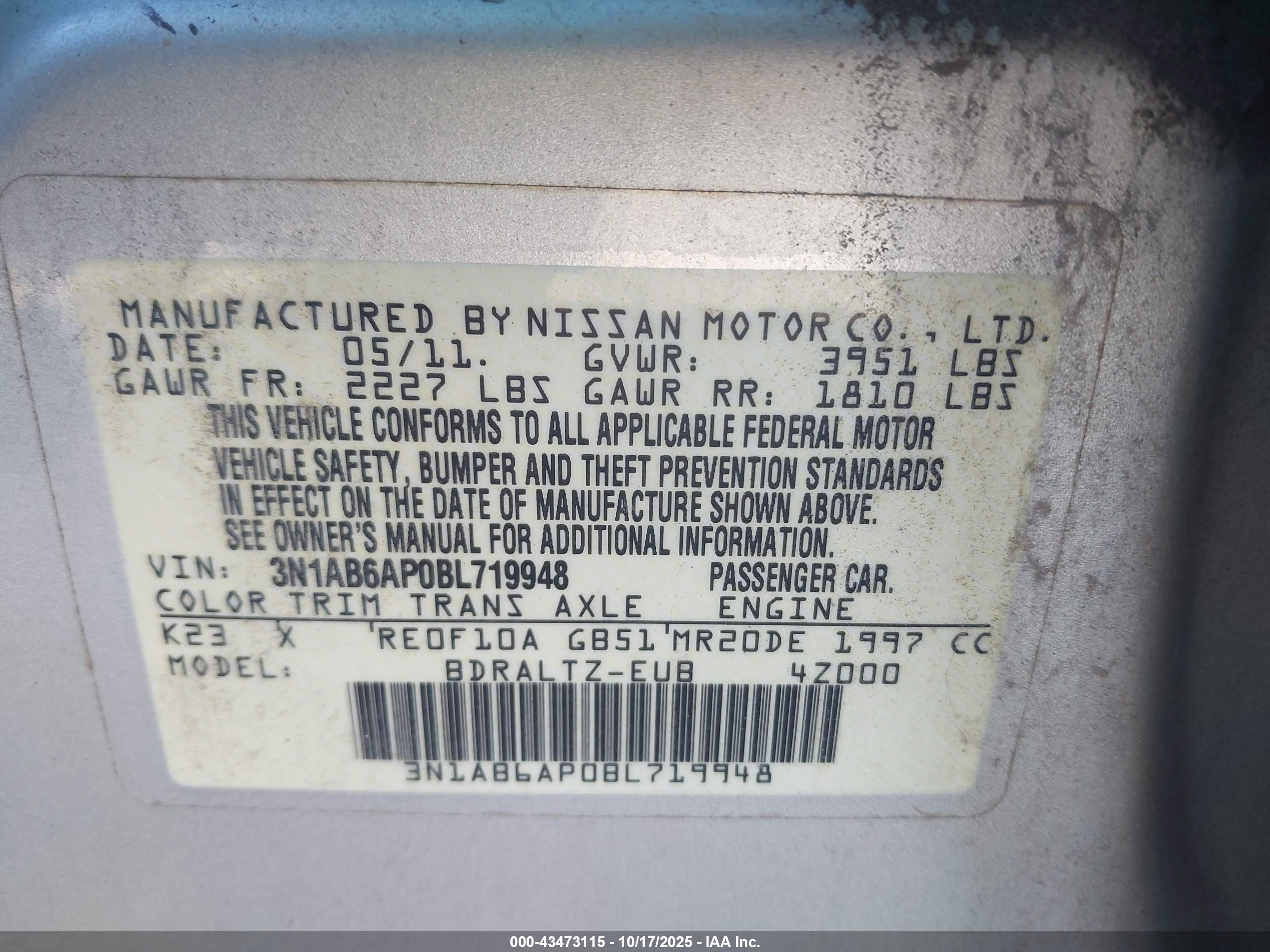 NISSAN SENTRA image 9