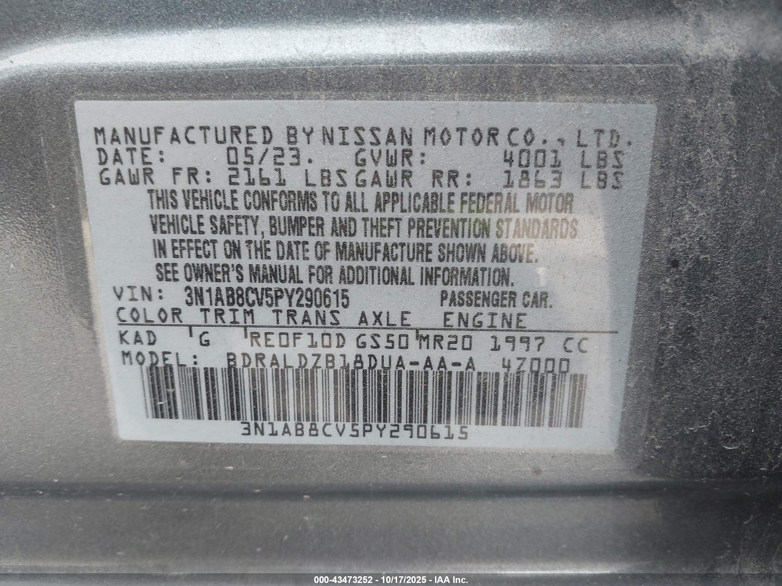 NISSAN SENTRA image 9