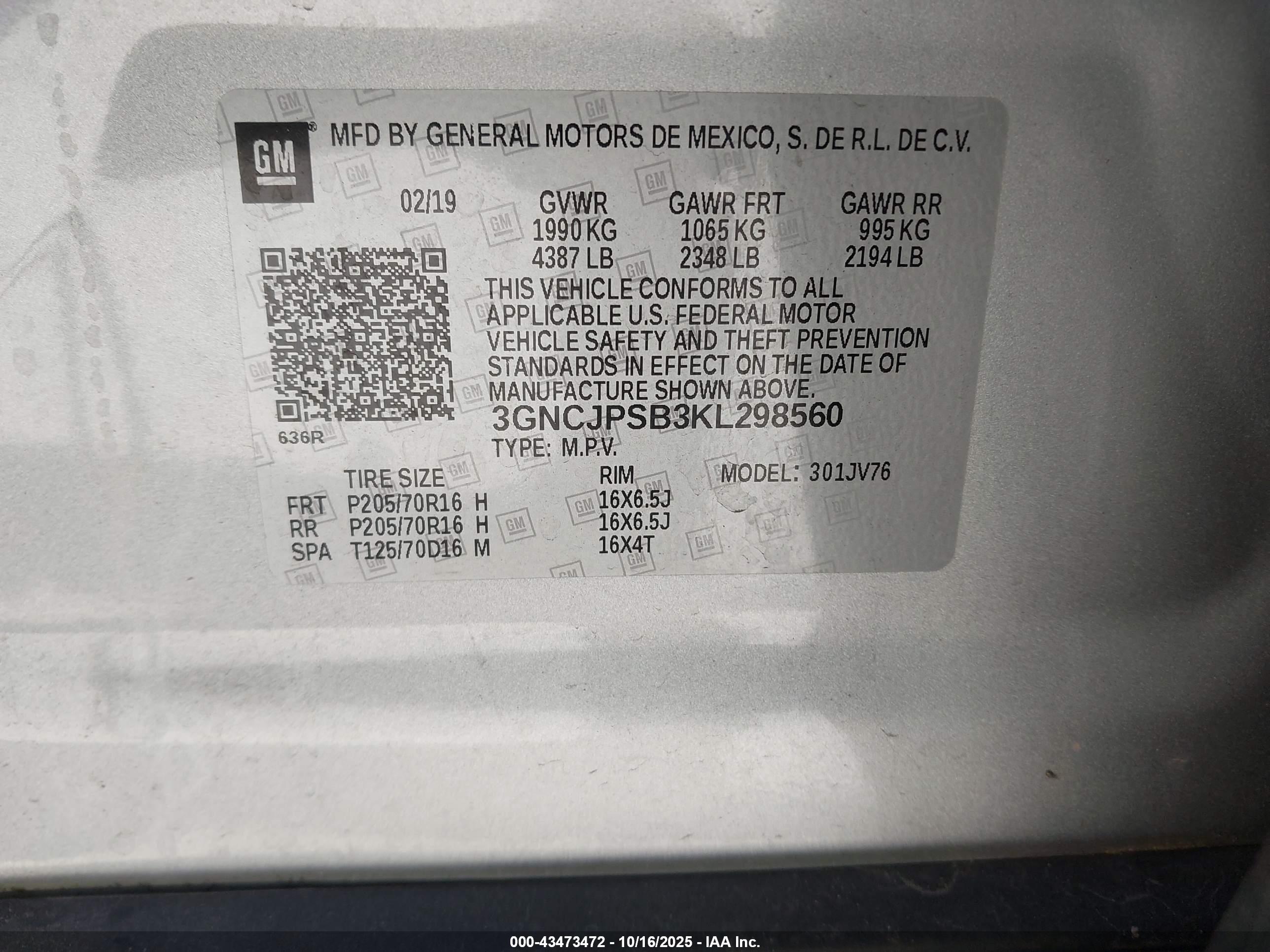 CHEVROLET TRAX image 9