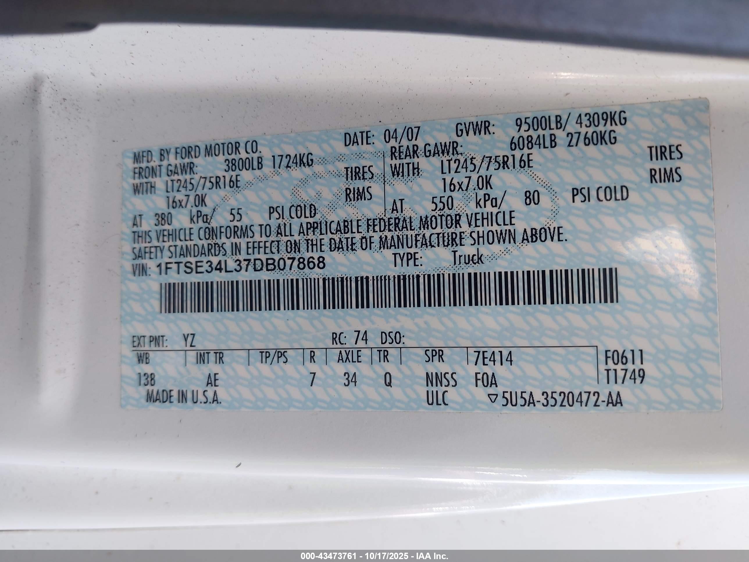 FORD E-350 image 9