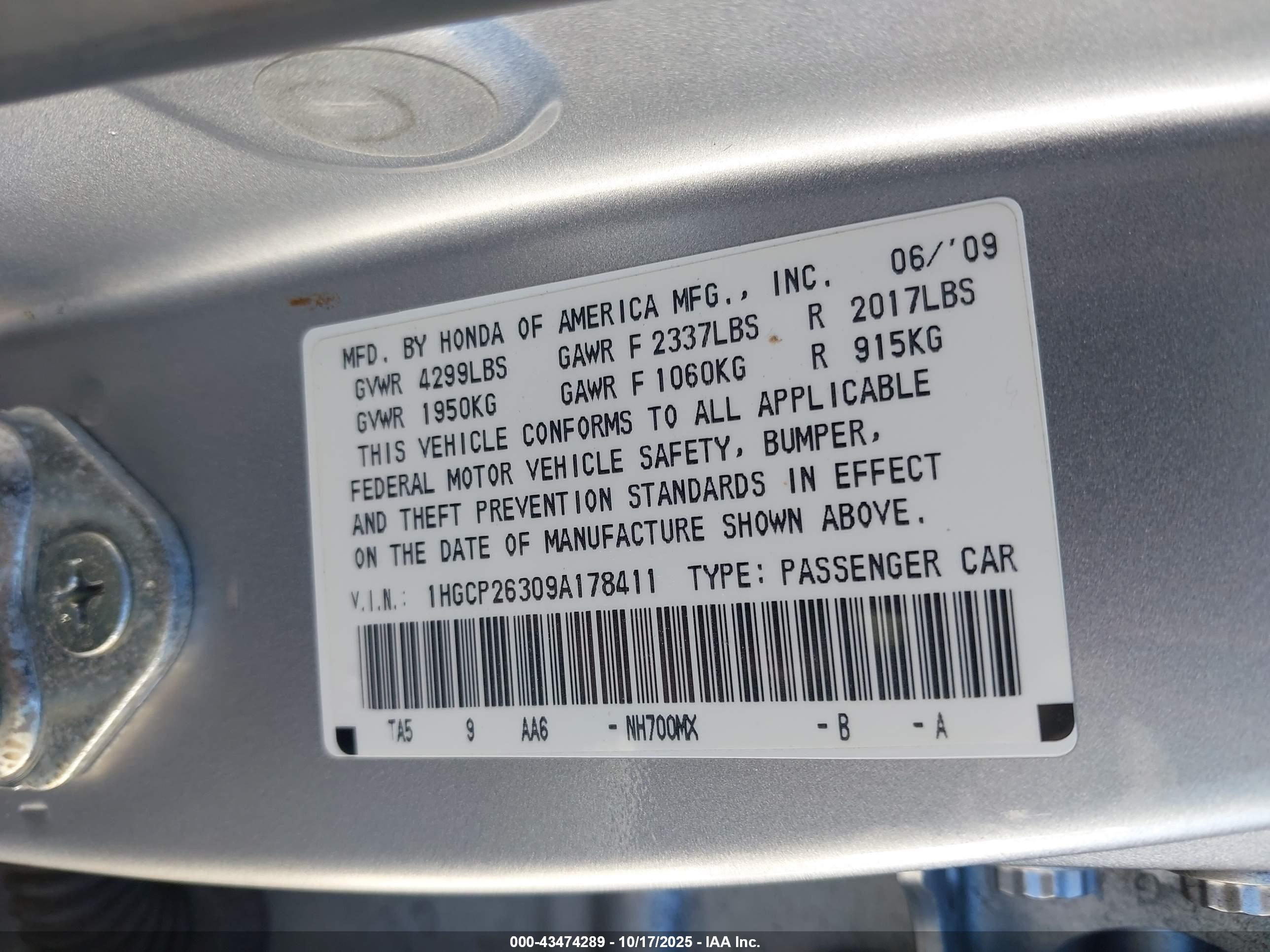 HONDA ACCORD image 9