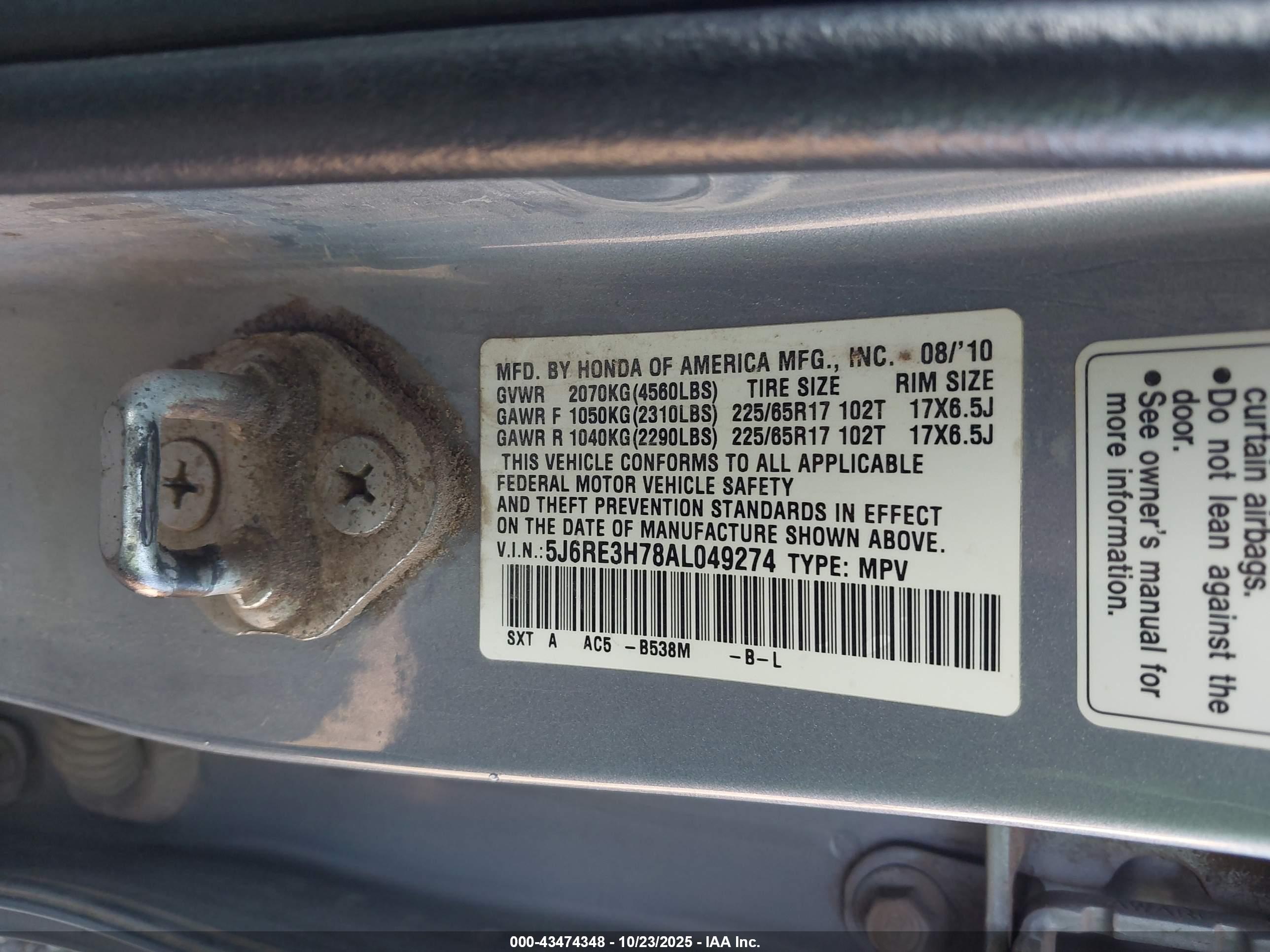 HONDA CR-V image 9