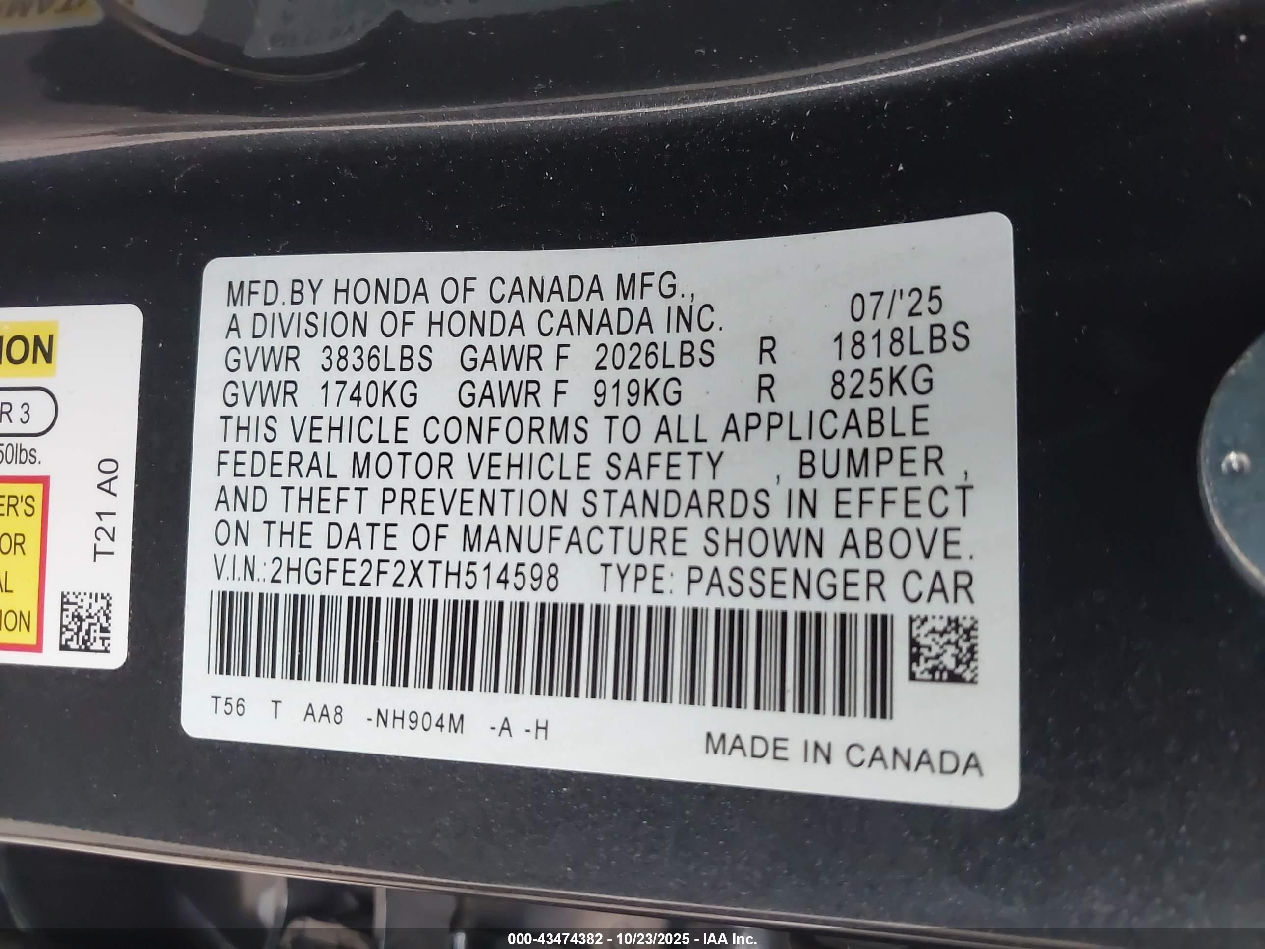 HONDA CIVIC image 9