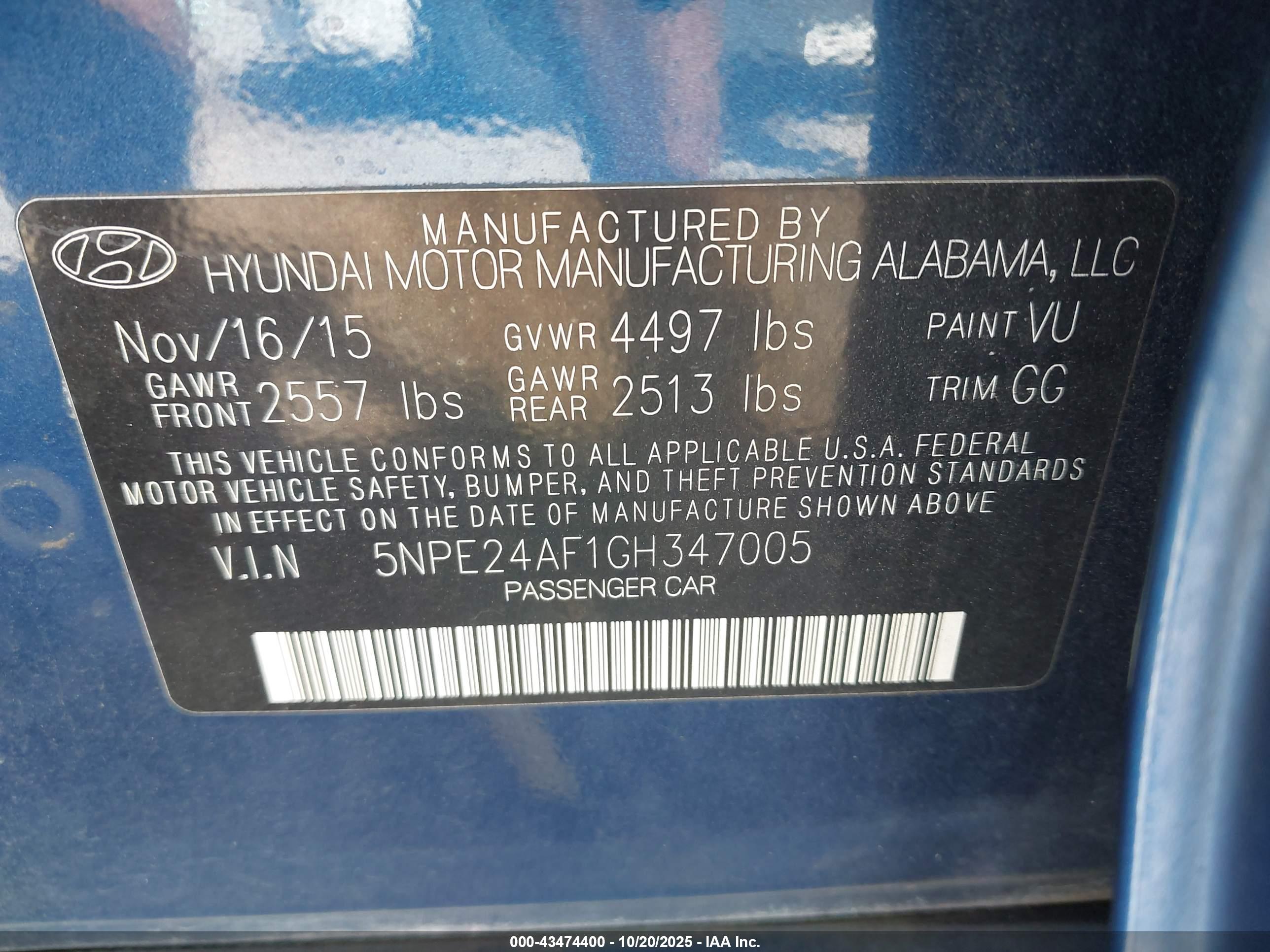 HYUNDAI SONATA image 9
