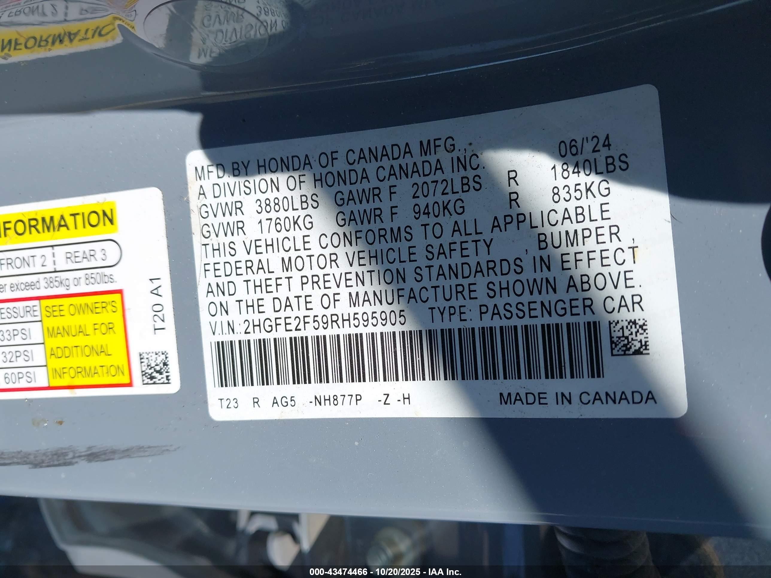 HONDA CIVIC image 9