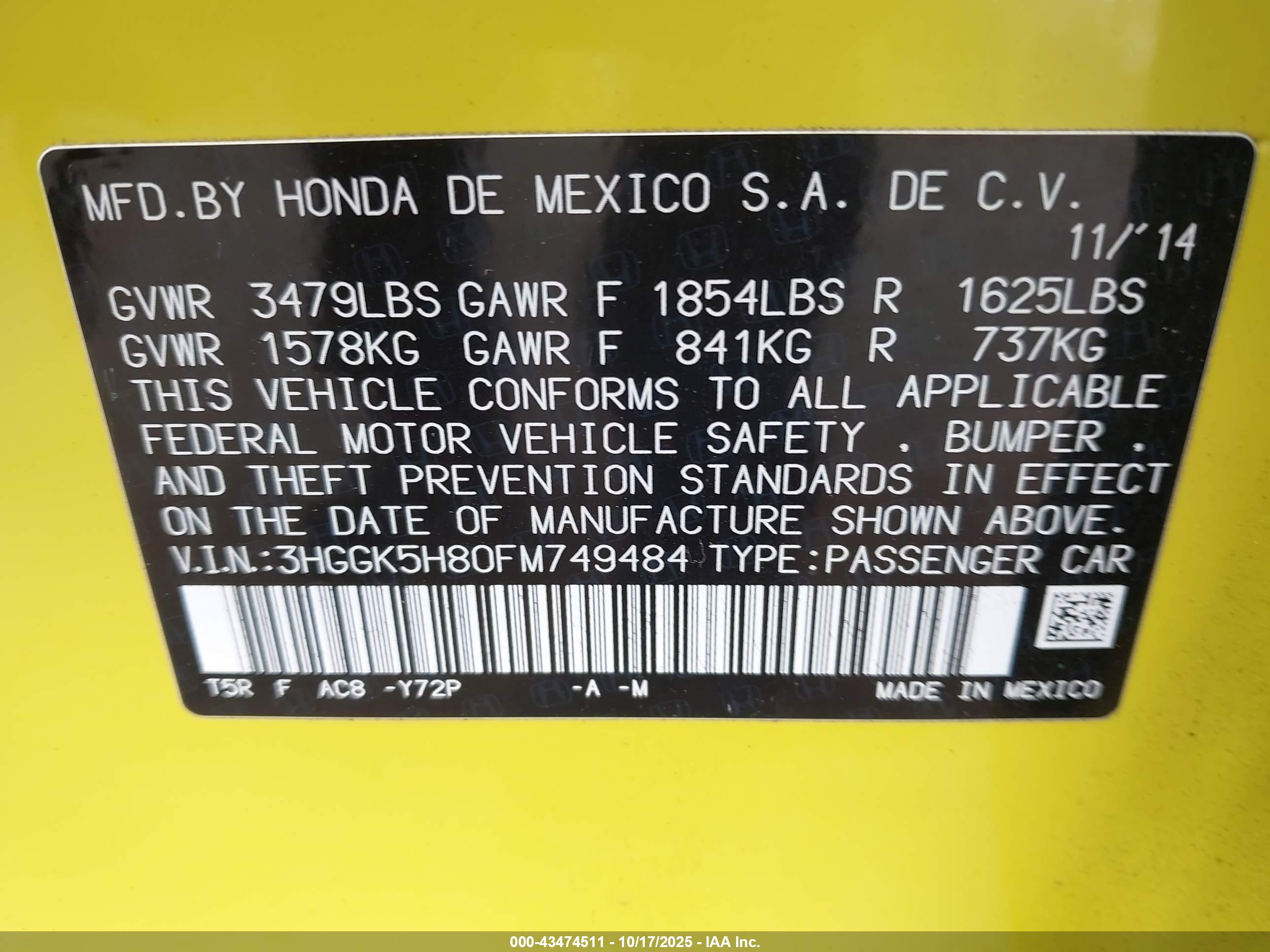 HONDA FIT image 9