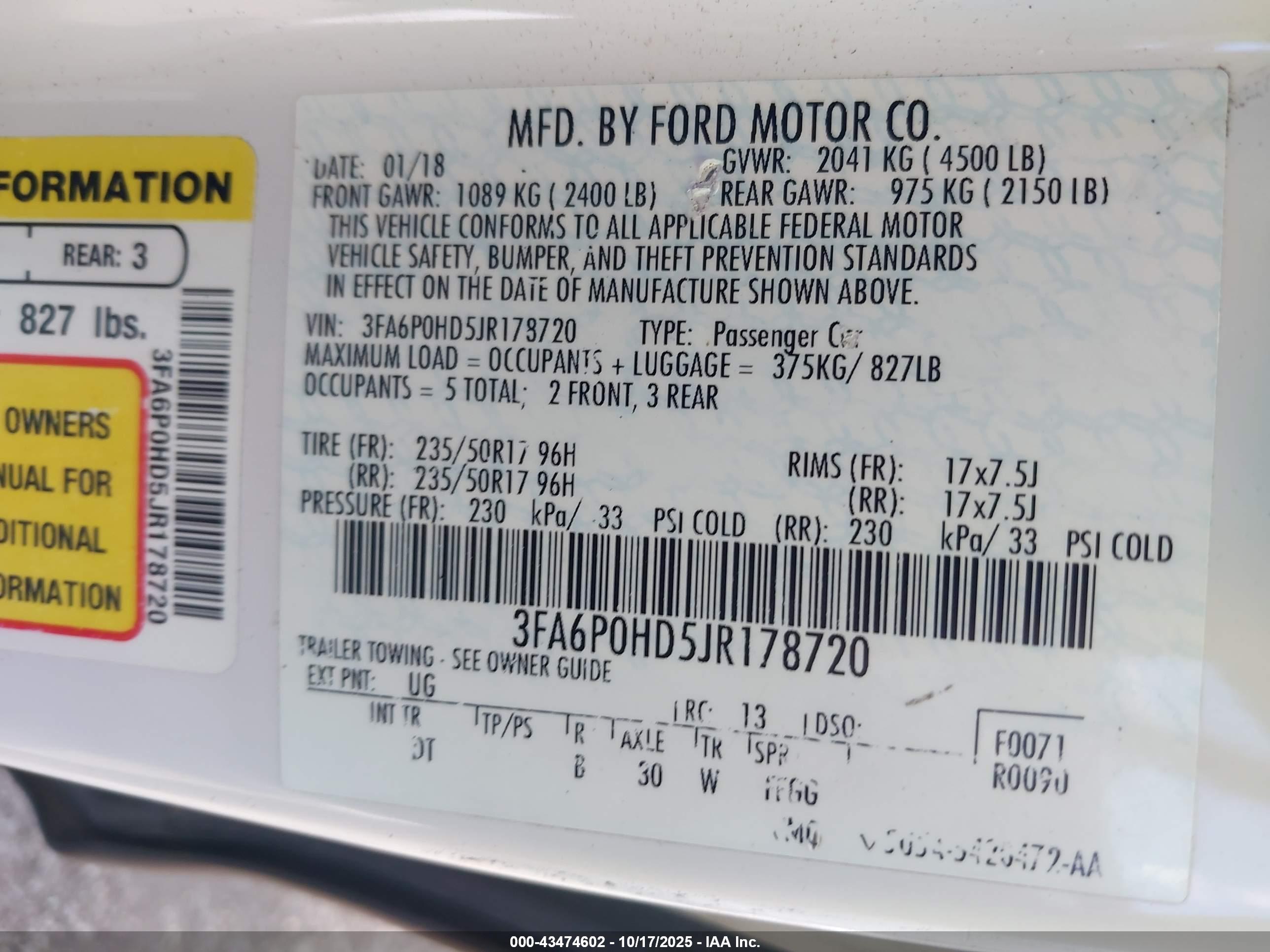 FORD FUSION image 9
