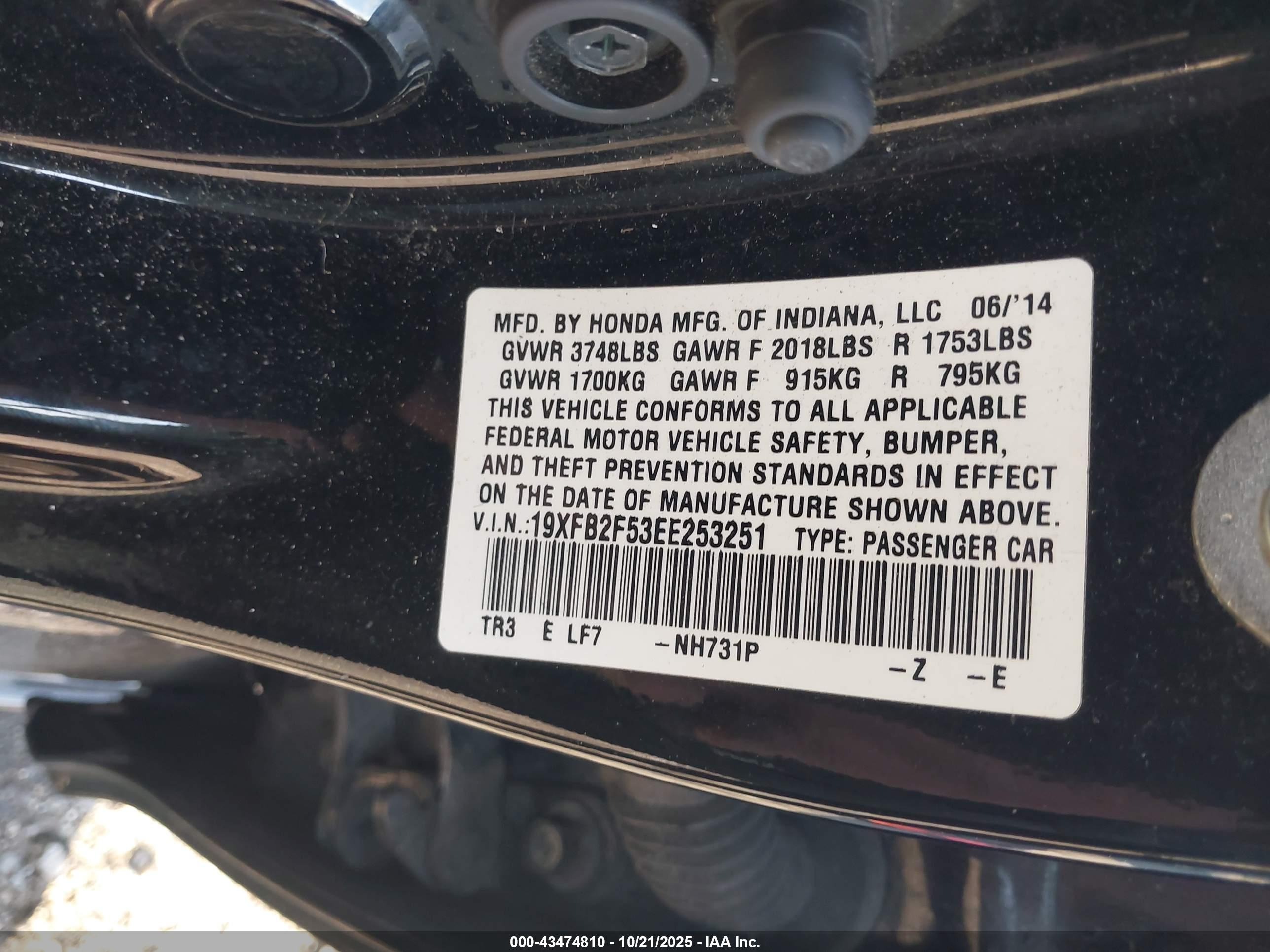 HONDA CIVIC image 9