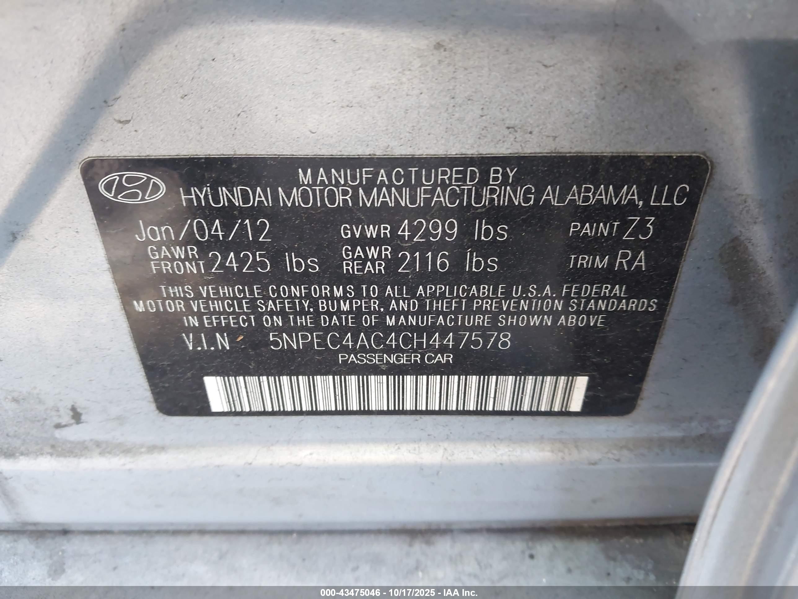 HYUNDAI SONATA image 9