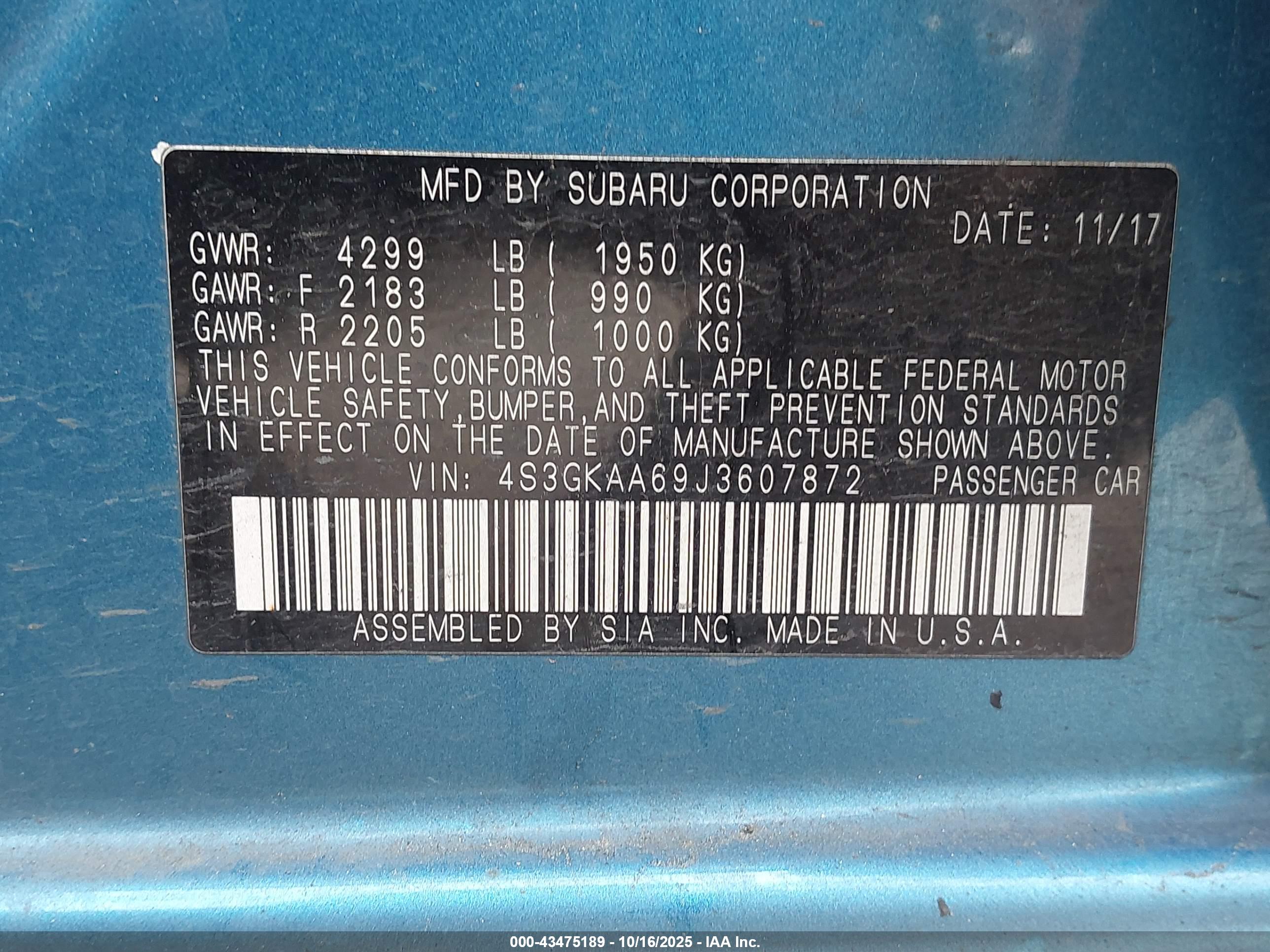 SUBARU IMPREZA image 9