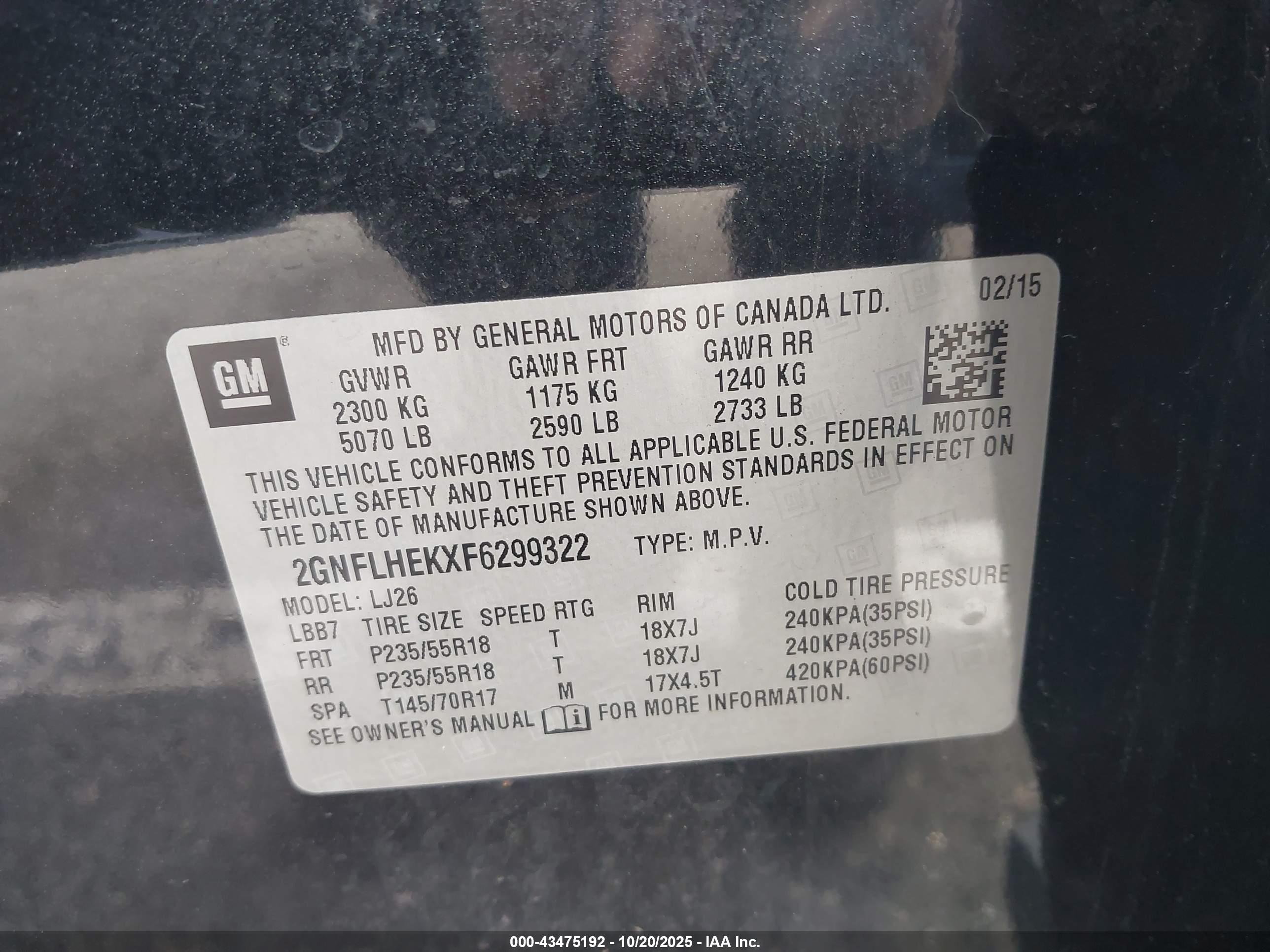 CHEVROLET EQUINOX image 9