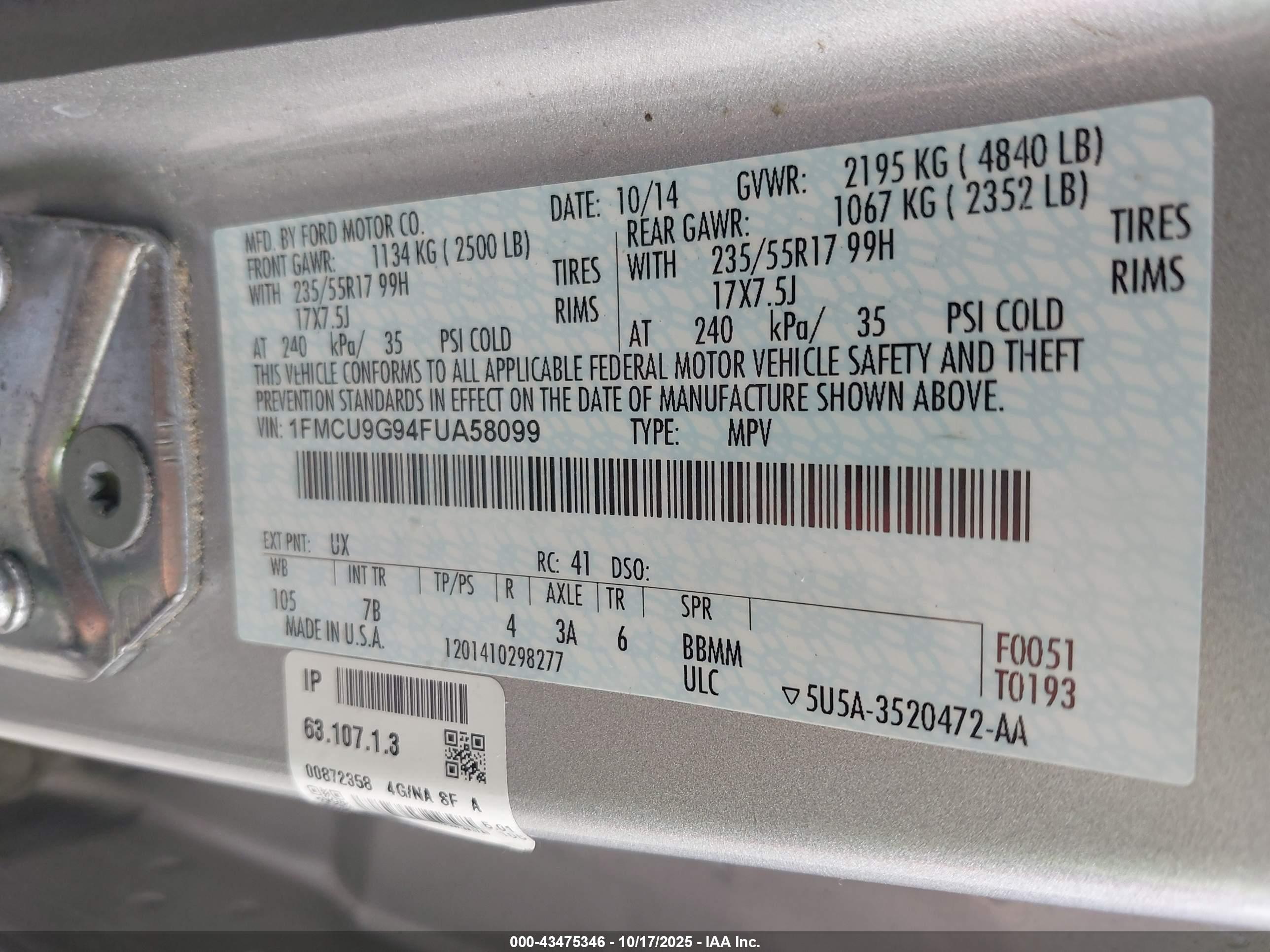 FORD ESCAPE image 9
