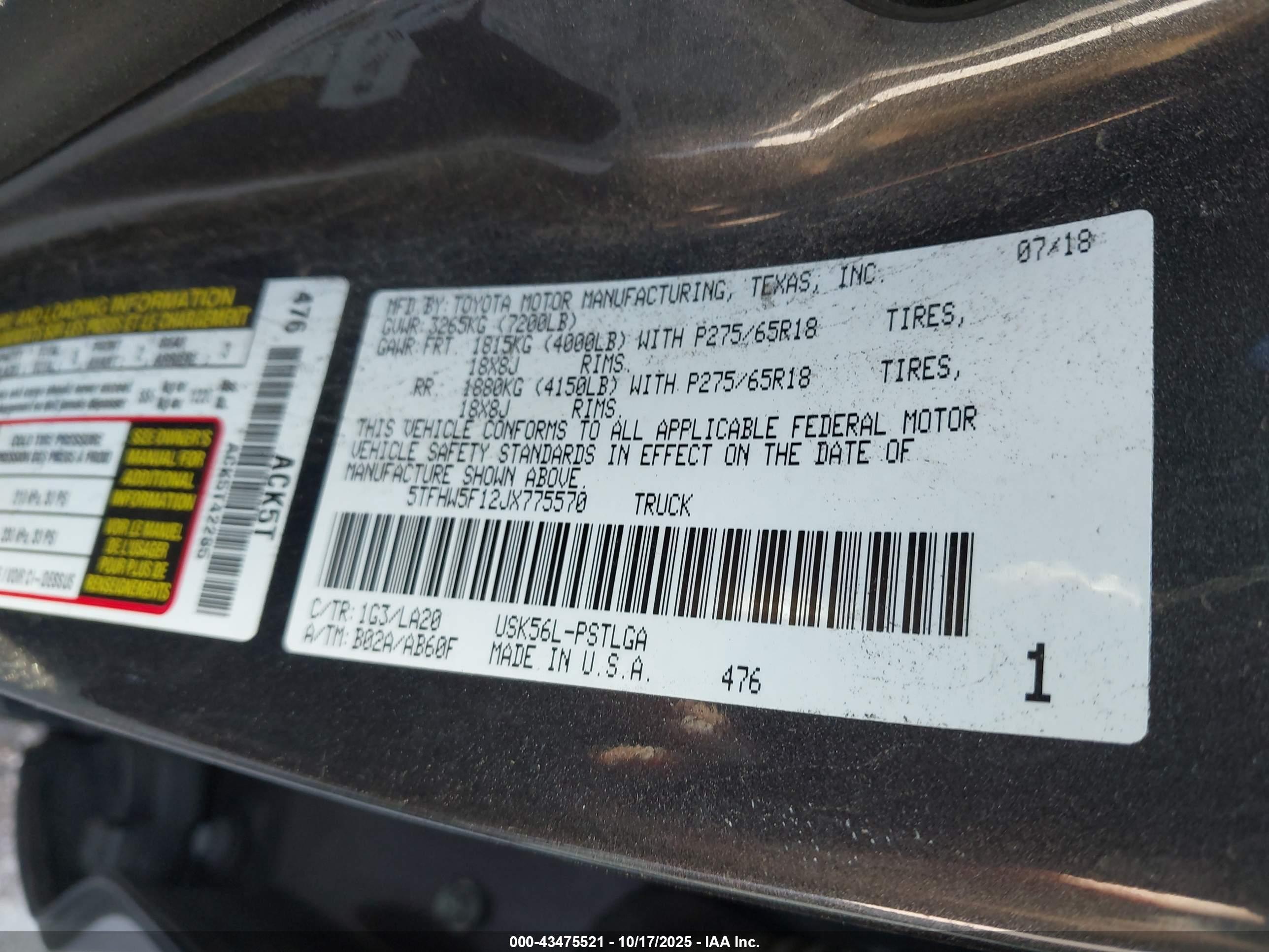 TOYOTA TUNDRA image 9