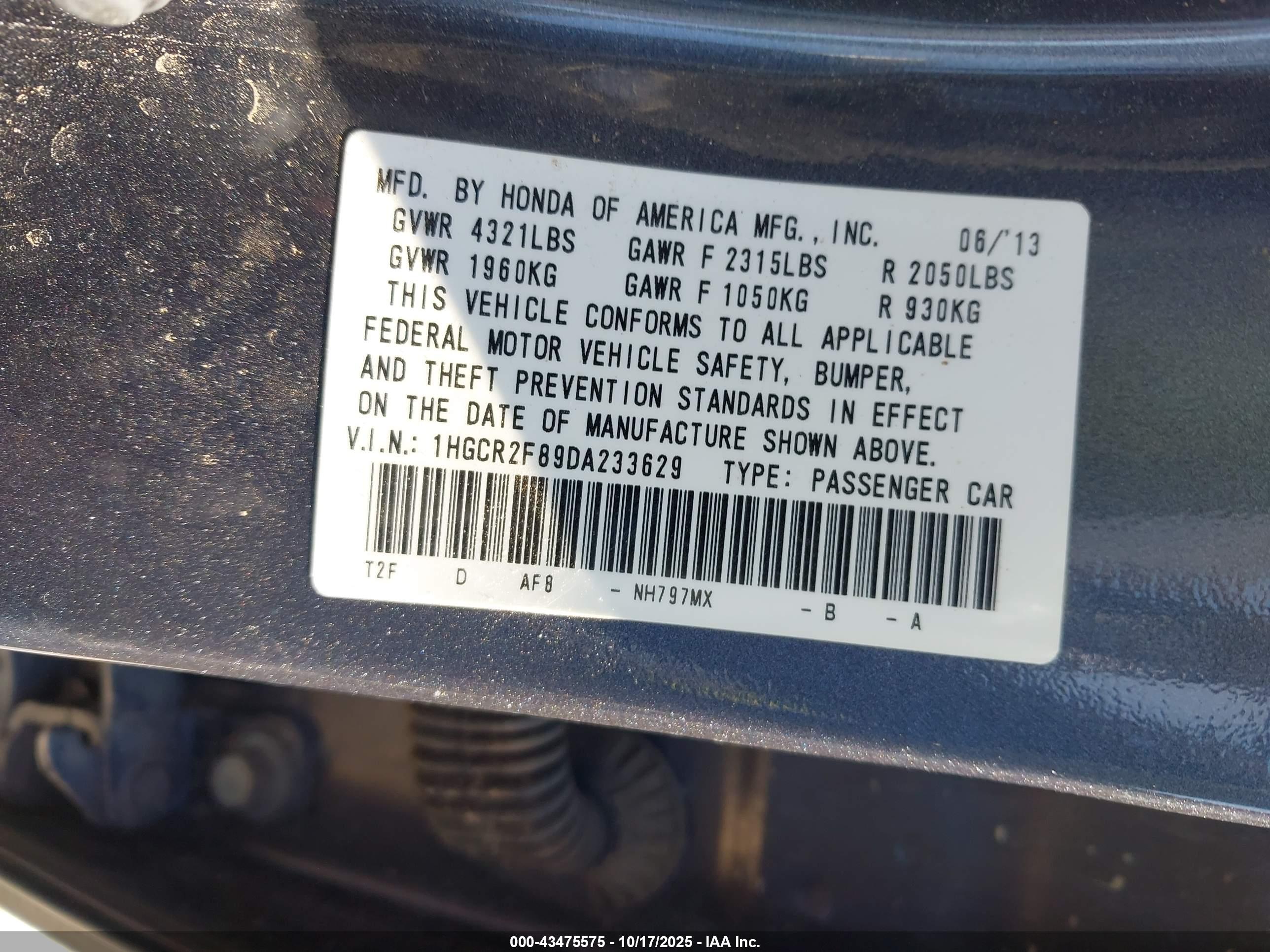 HONDA ACCORD image 9