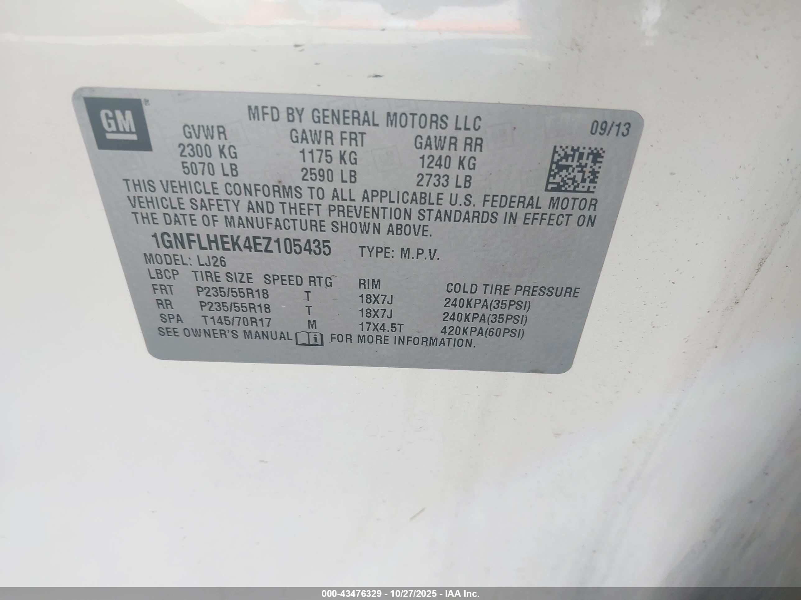 CHEVROLET EQUINOX image 9