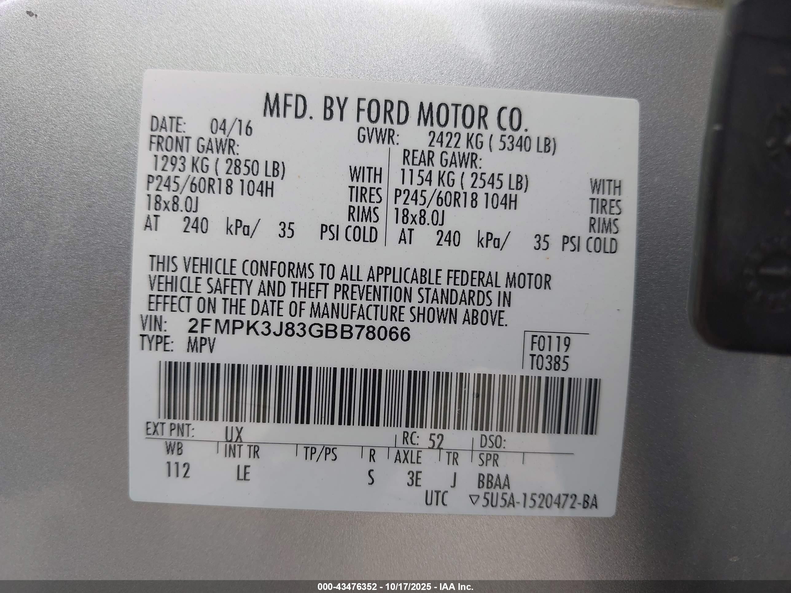 FORD EDGE image 9