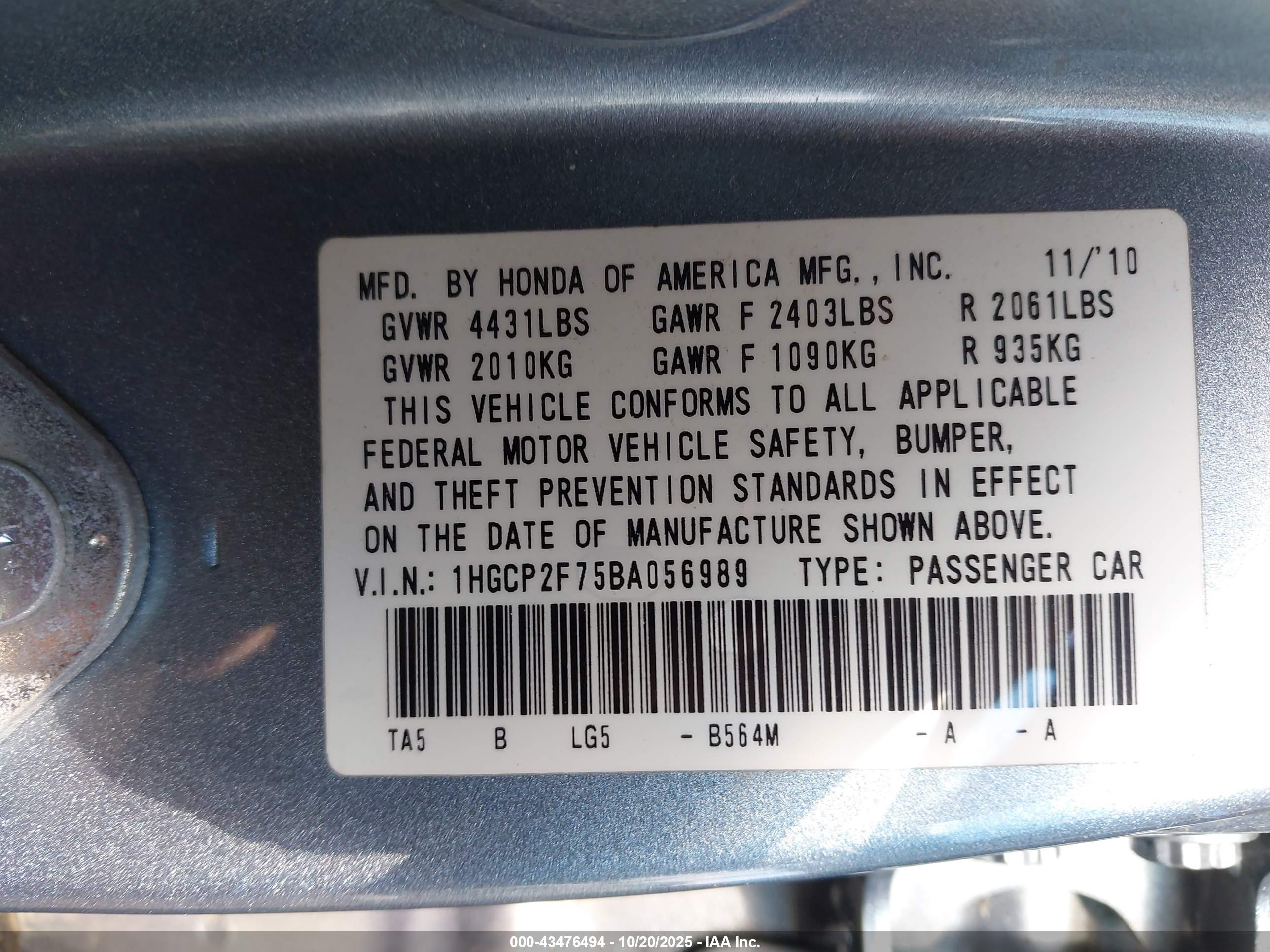 HONDA ACCORD image 9