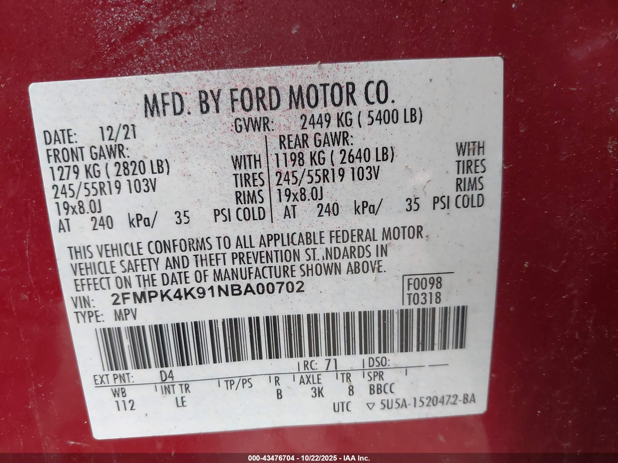 FORD EDGE image 9
