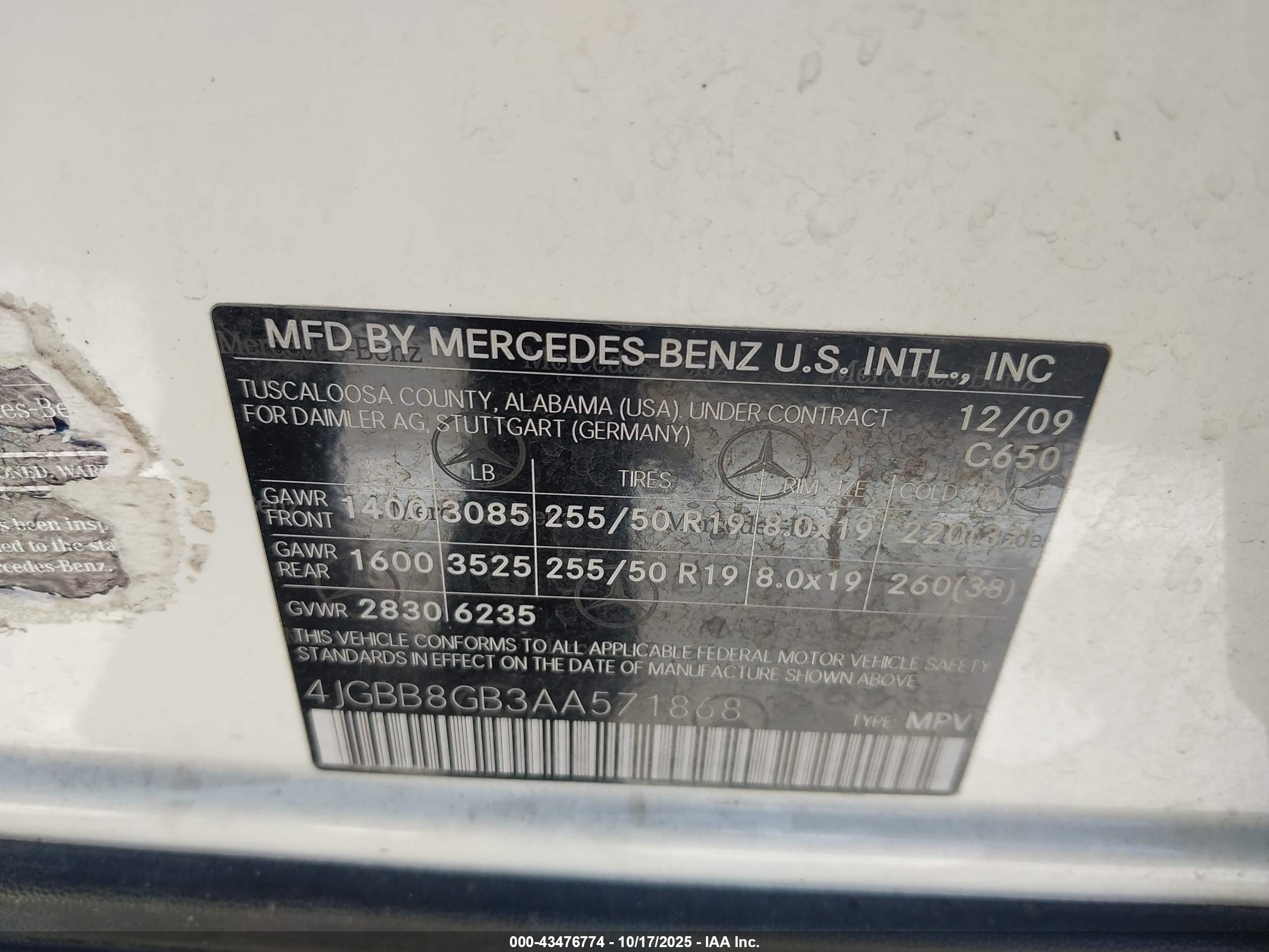 MERCEDES-BENZ ML image 9