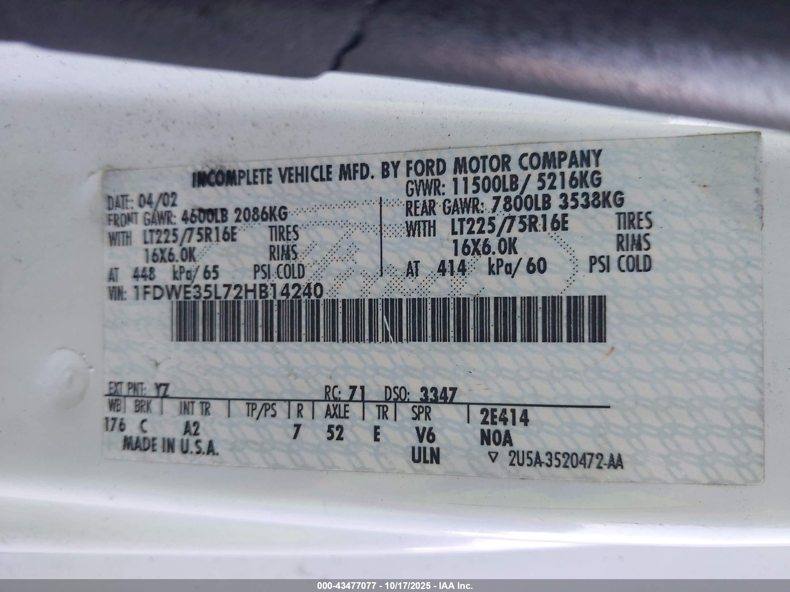 FORD E-350 image 9