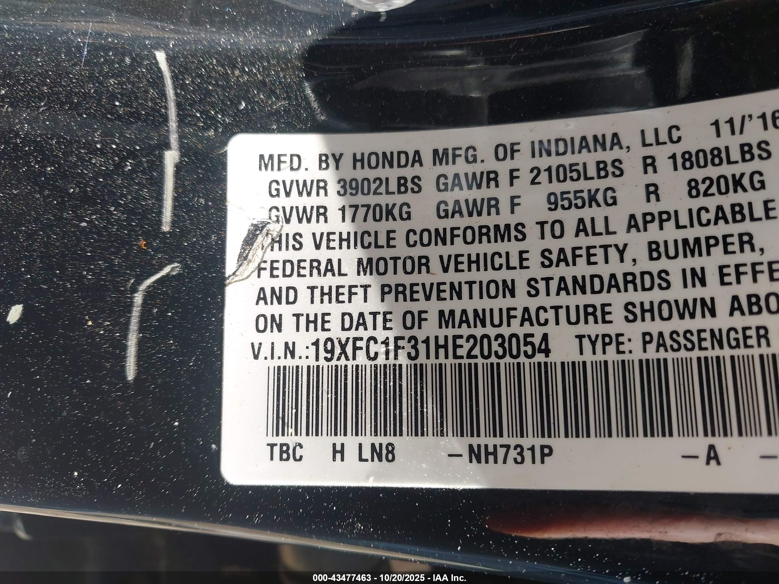 HONDA CIVIC image 9