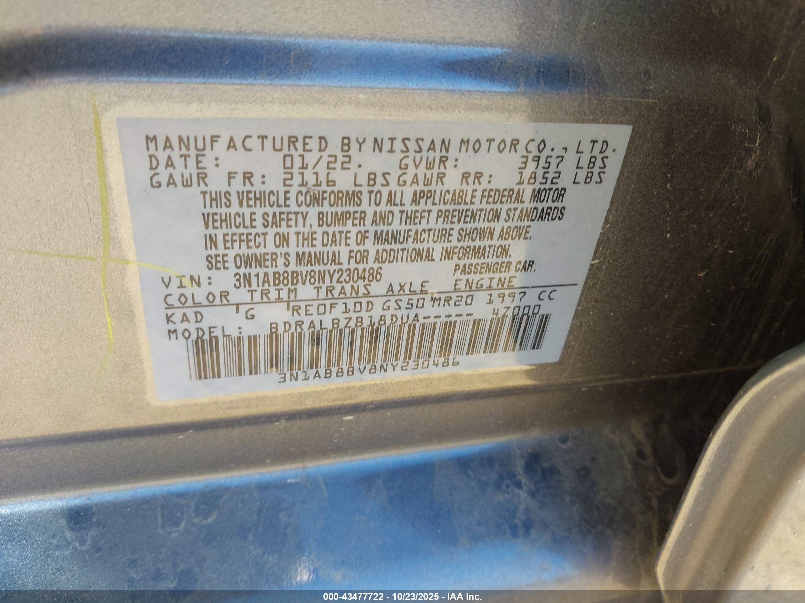 NISSAN SENTRA image 9
