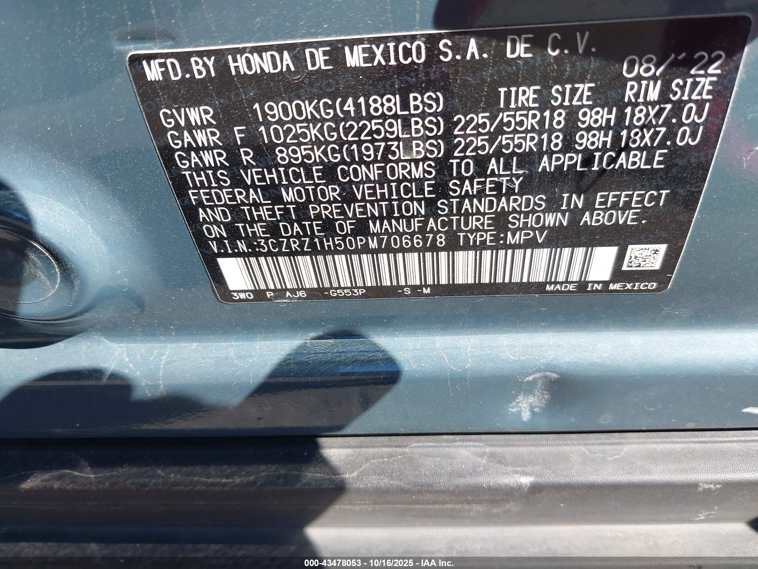 HONDA HR-V image 9