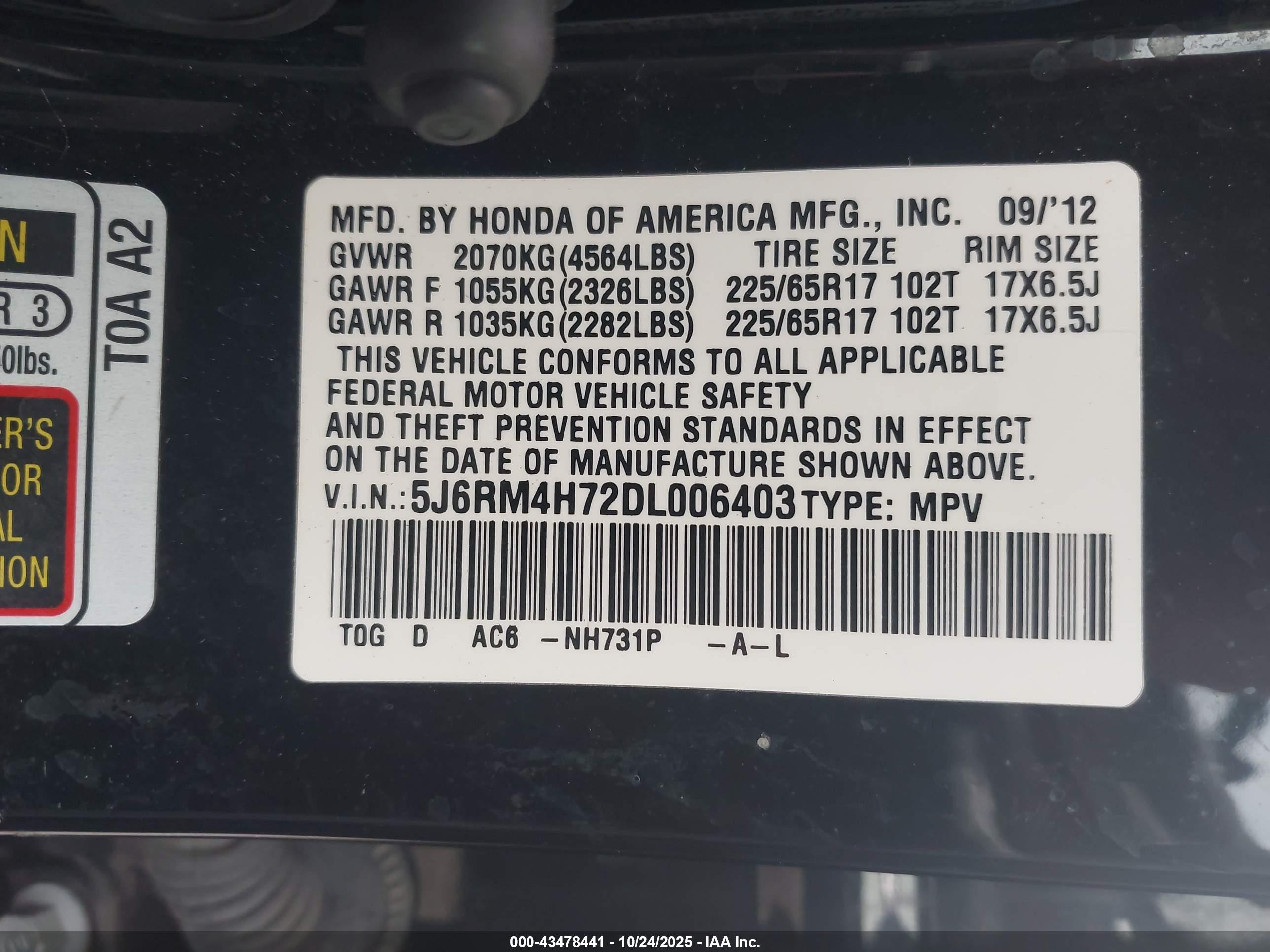 HONDA CR-V image 9