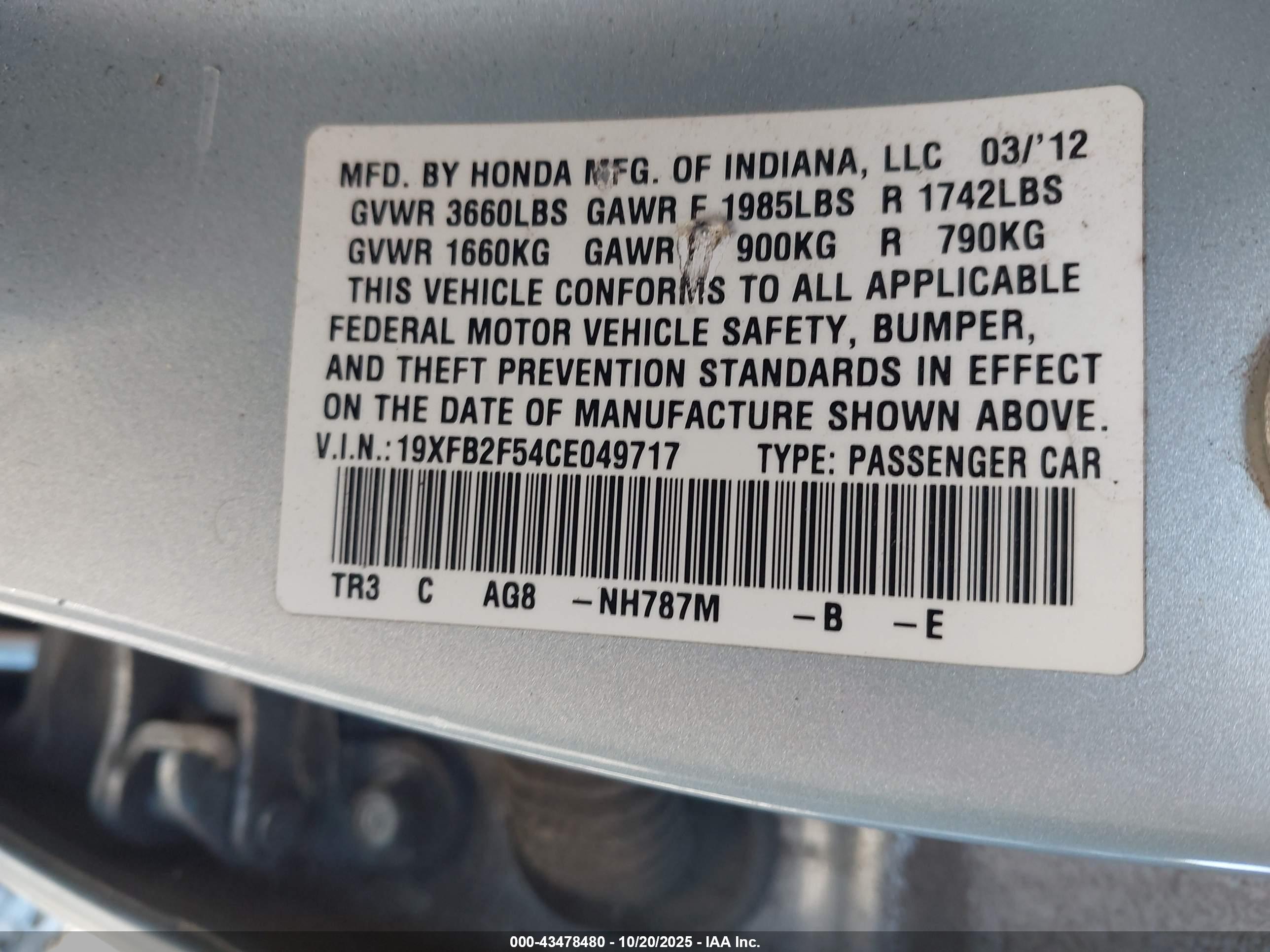 HONDA CIVIC image 9