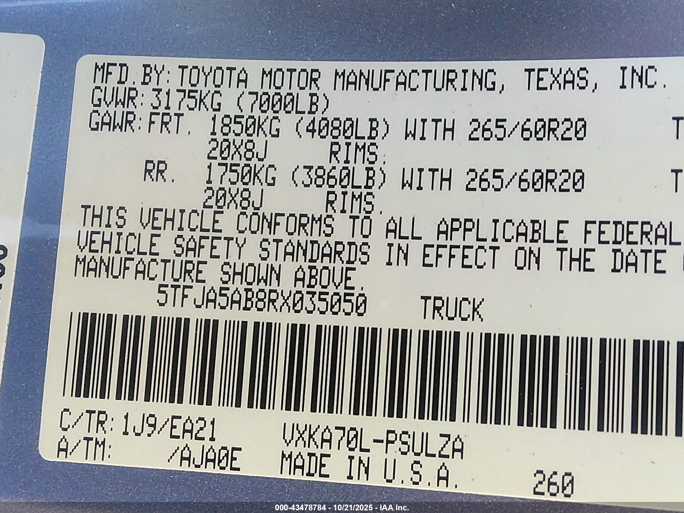 TOYOTA TUNDRA image 9
