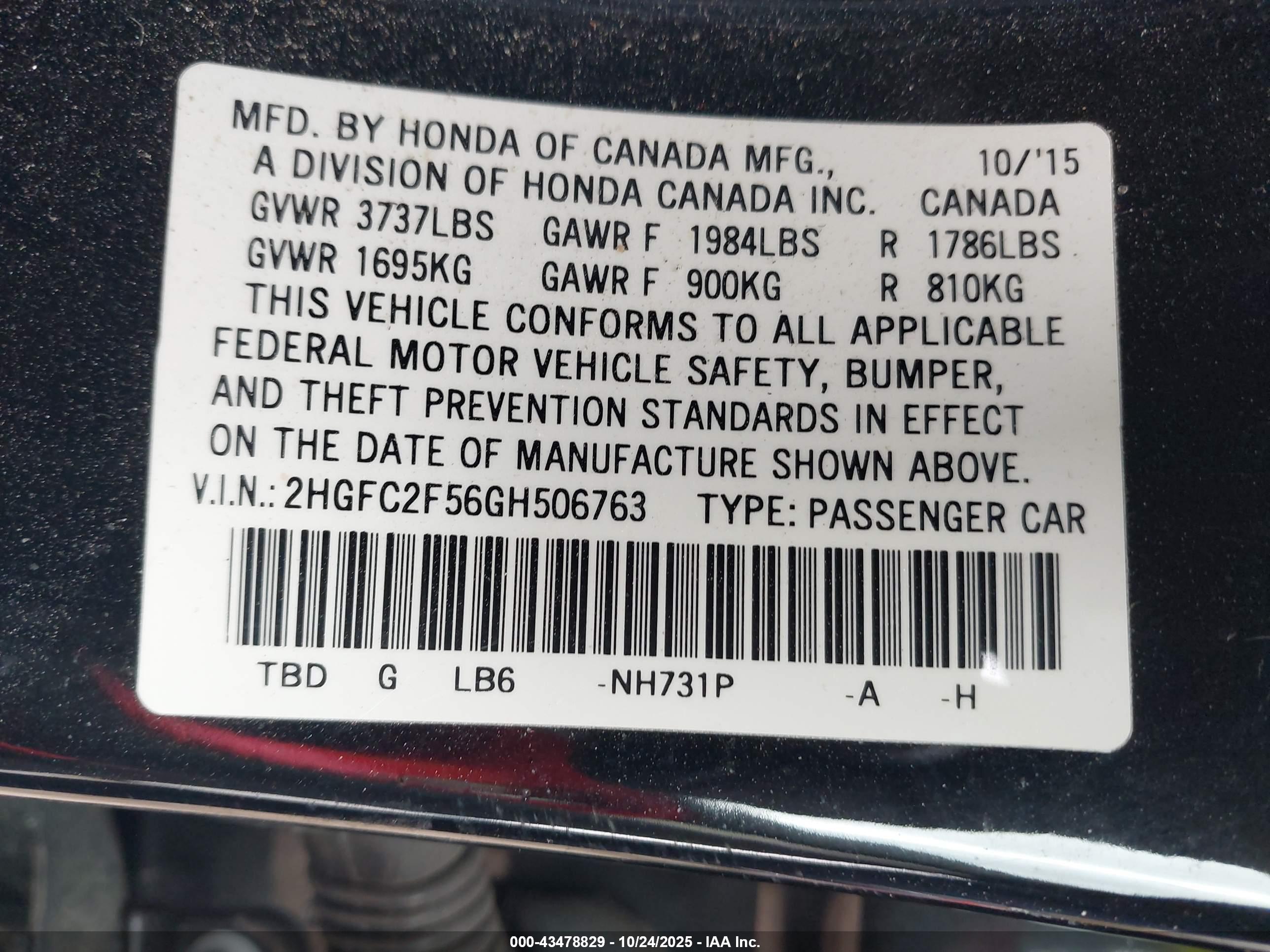 HONDA CIVIC image 9