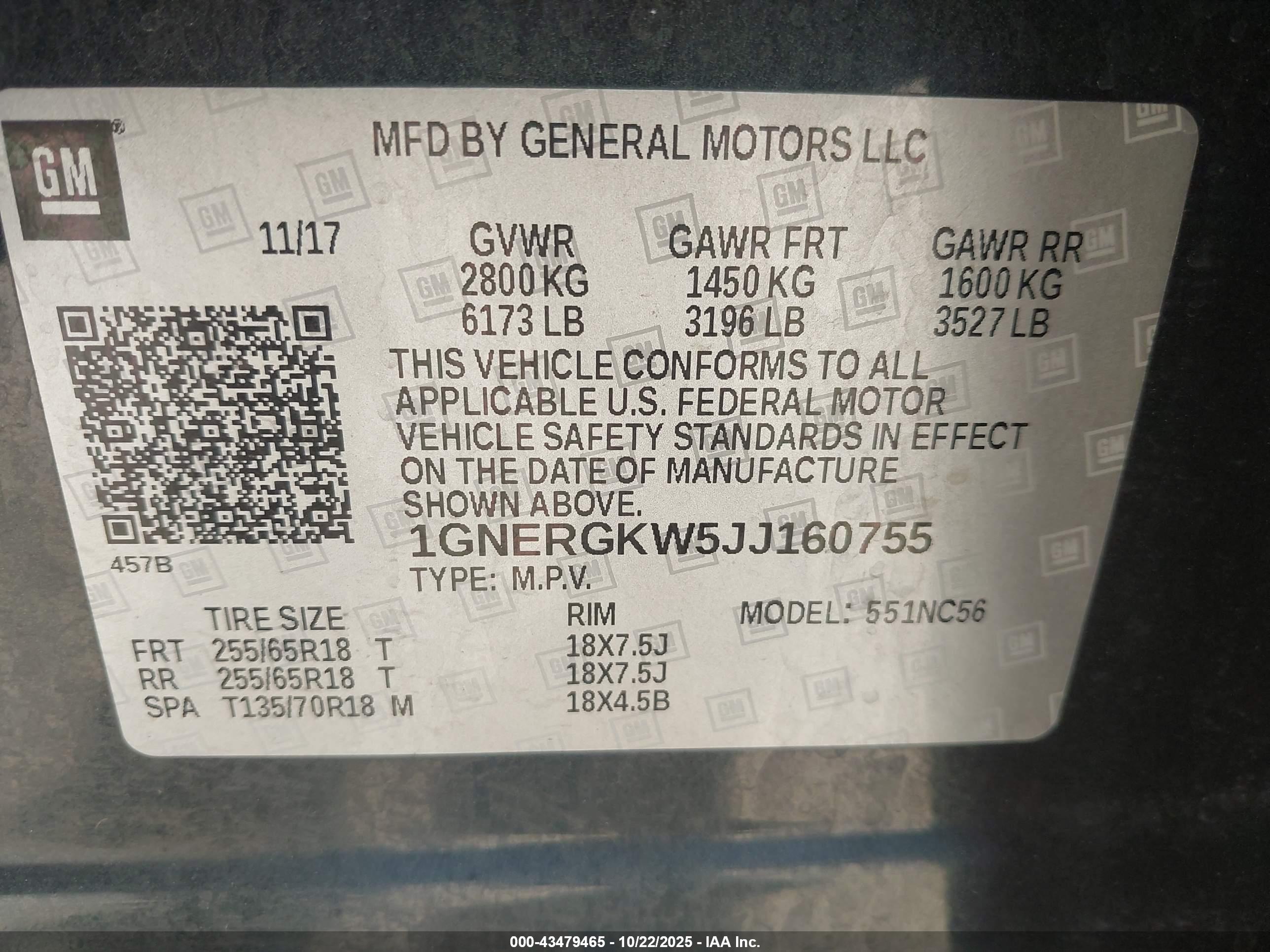 CHEVROLET TRAVERSE image 9