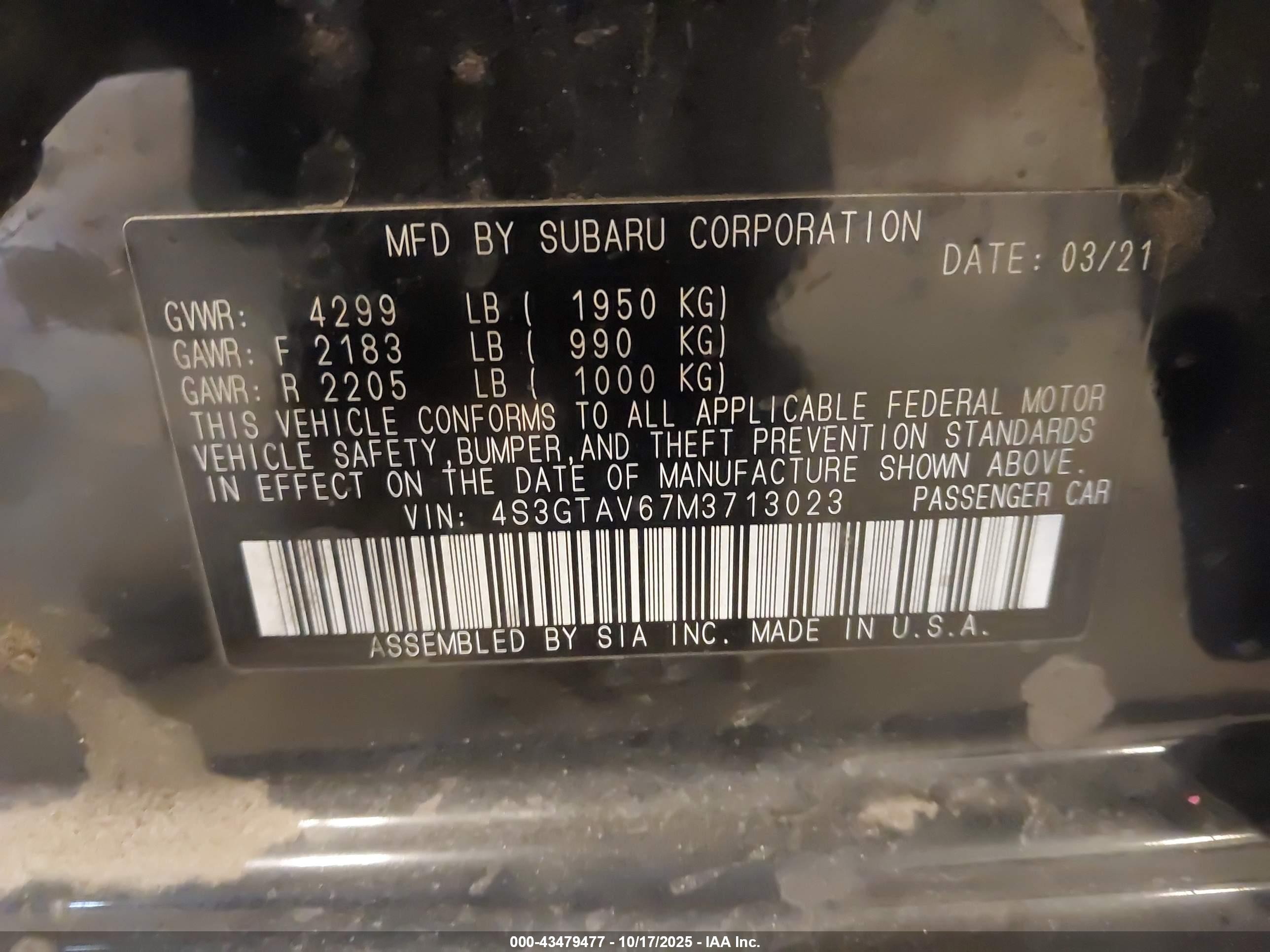 SUBARU IMPREZA image 9