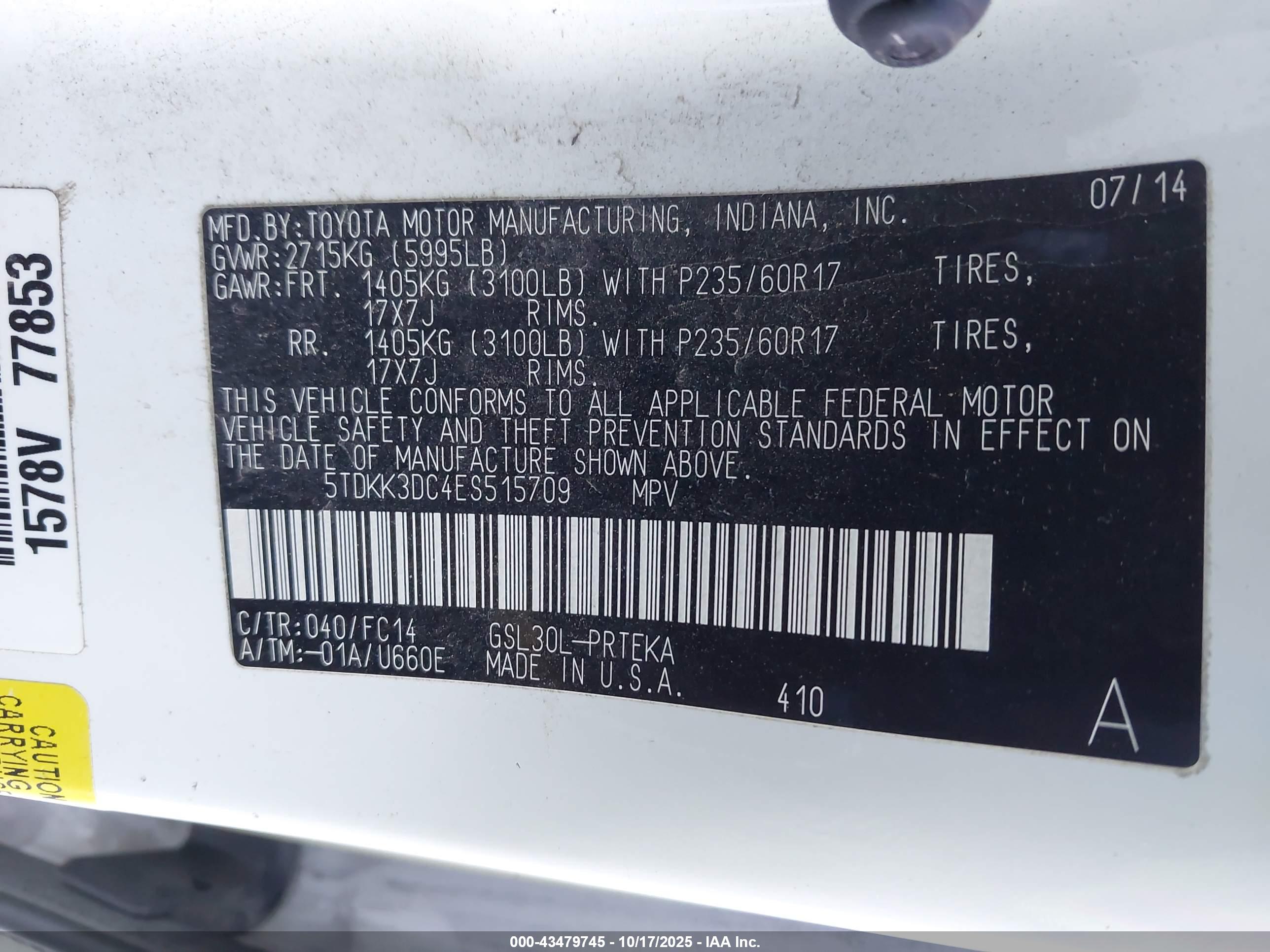 TOYOTA SIENNA image 9
