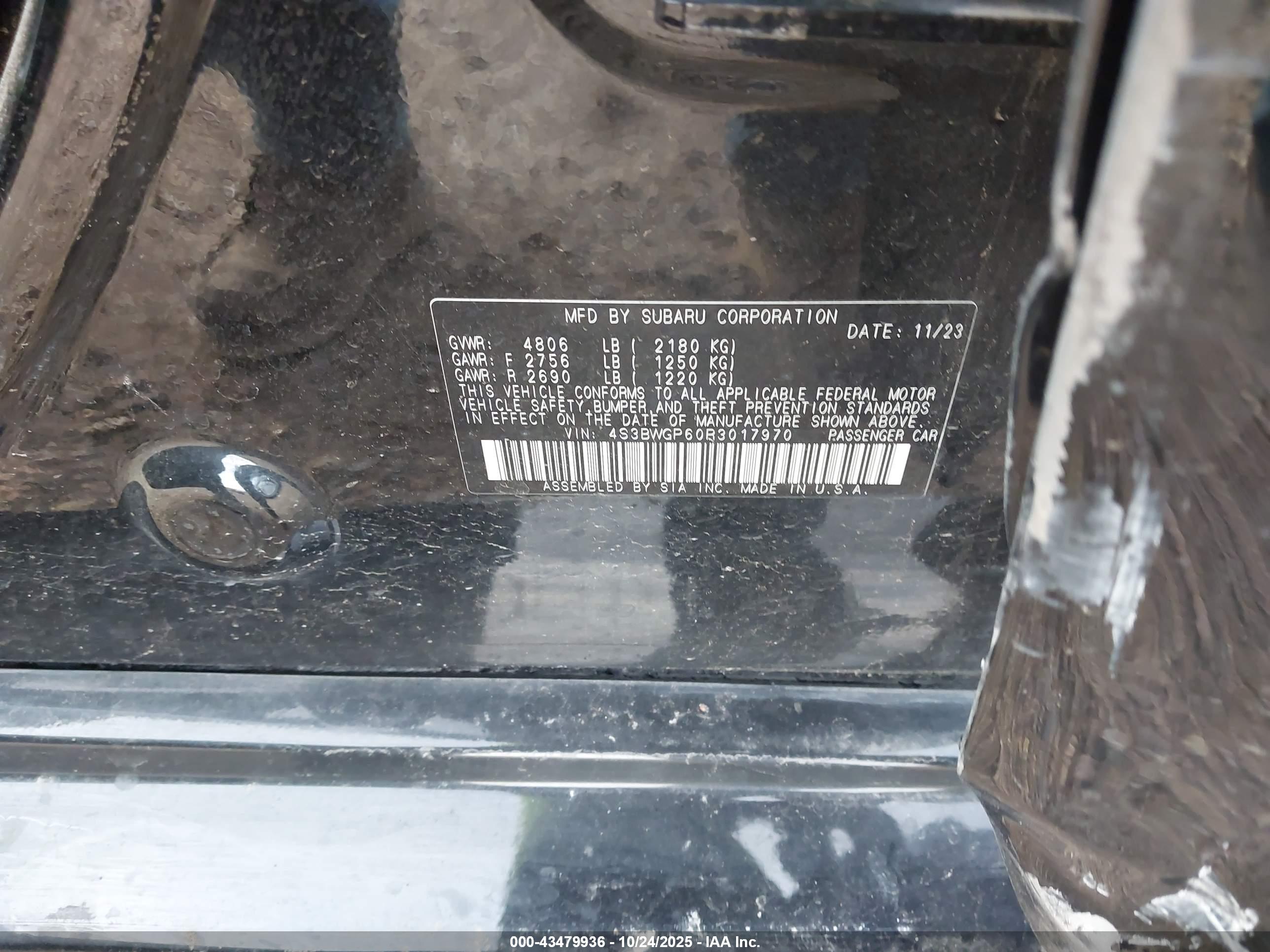 SUBARU LEGACY image 9