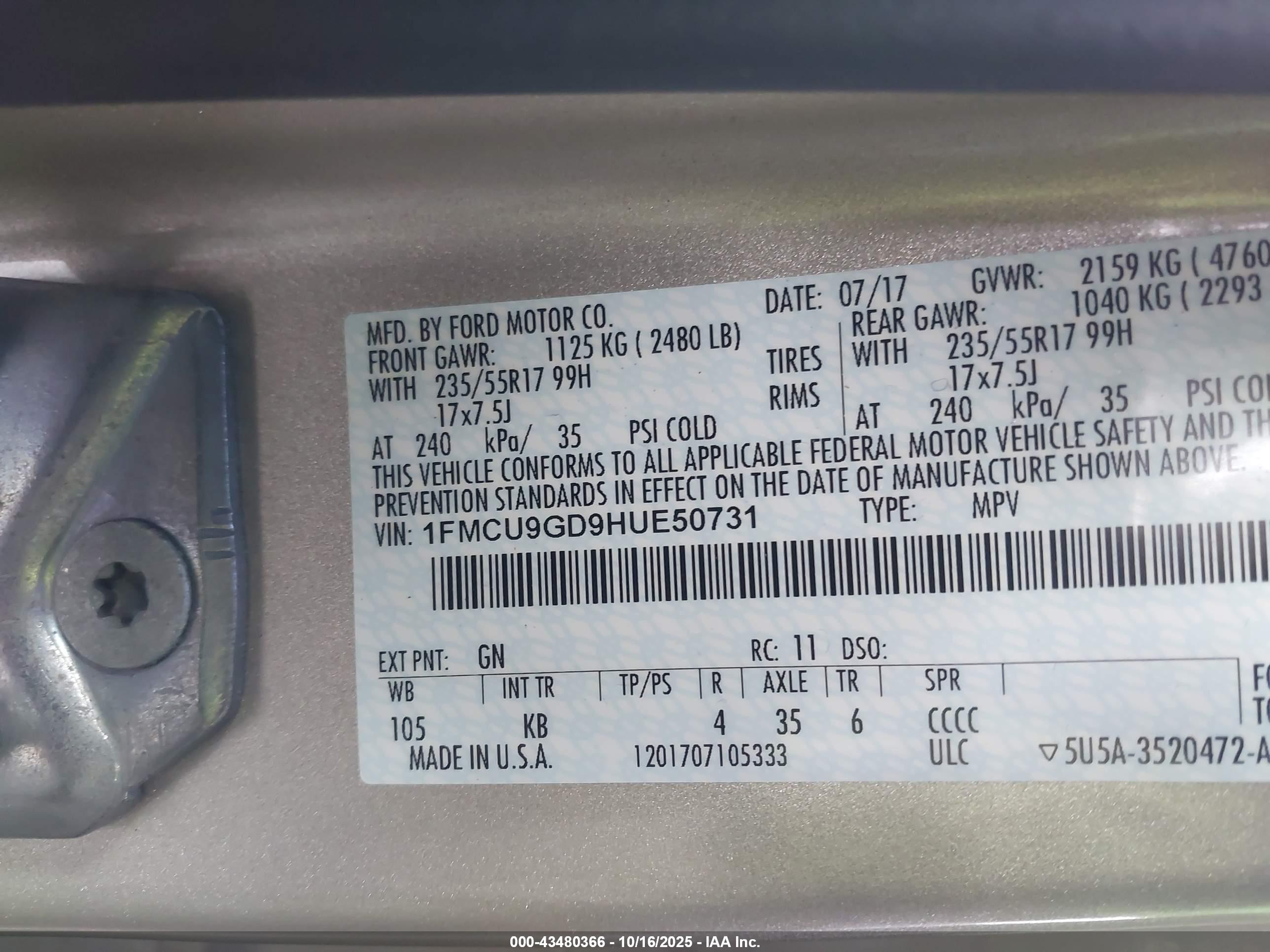 FORD ESCAPE image 9