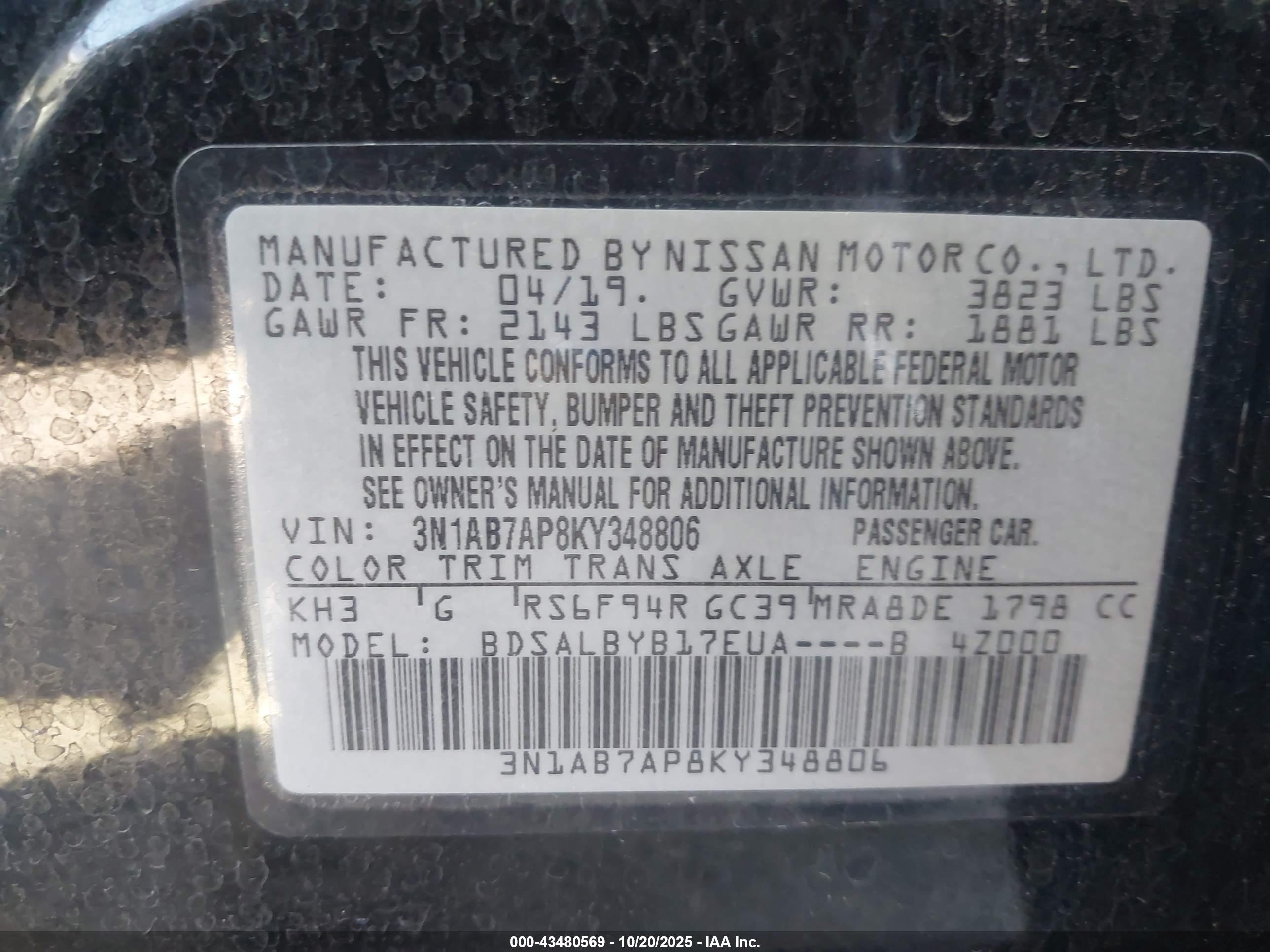 NISSAN SENTRA image 9