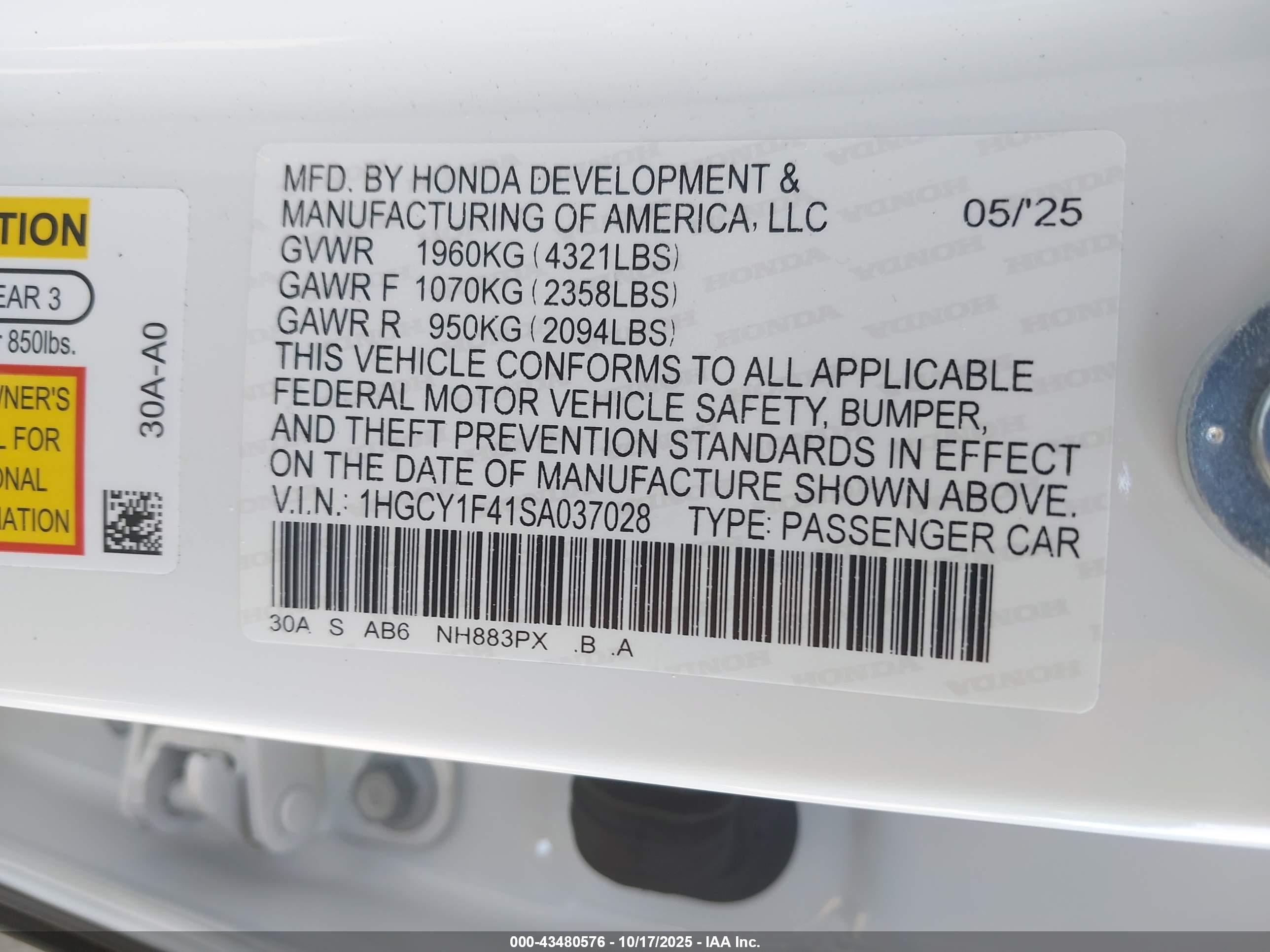 HONDA ACCORD image 9
