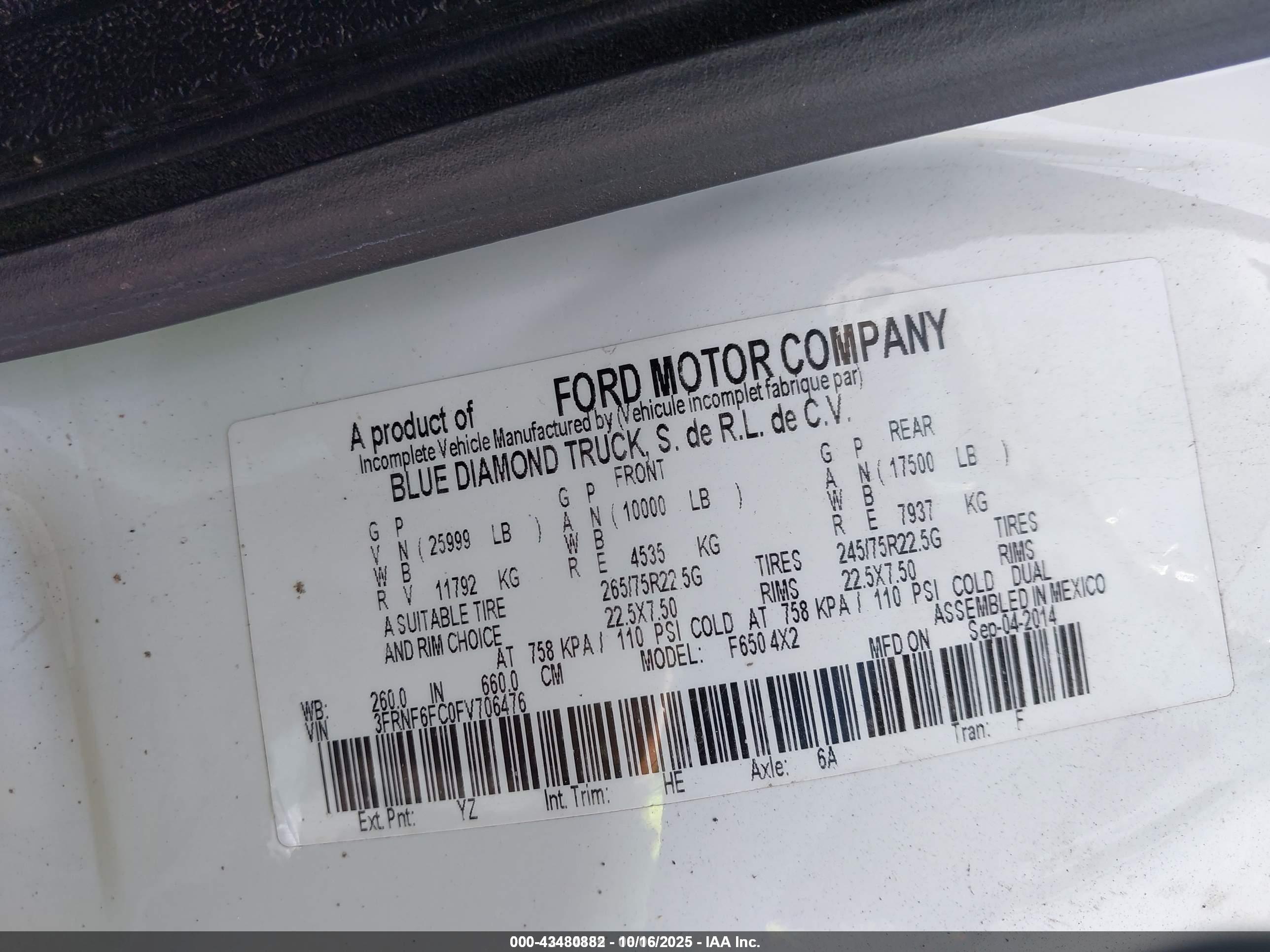 FORD F-650 image 9