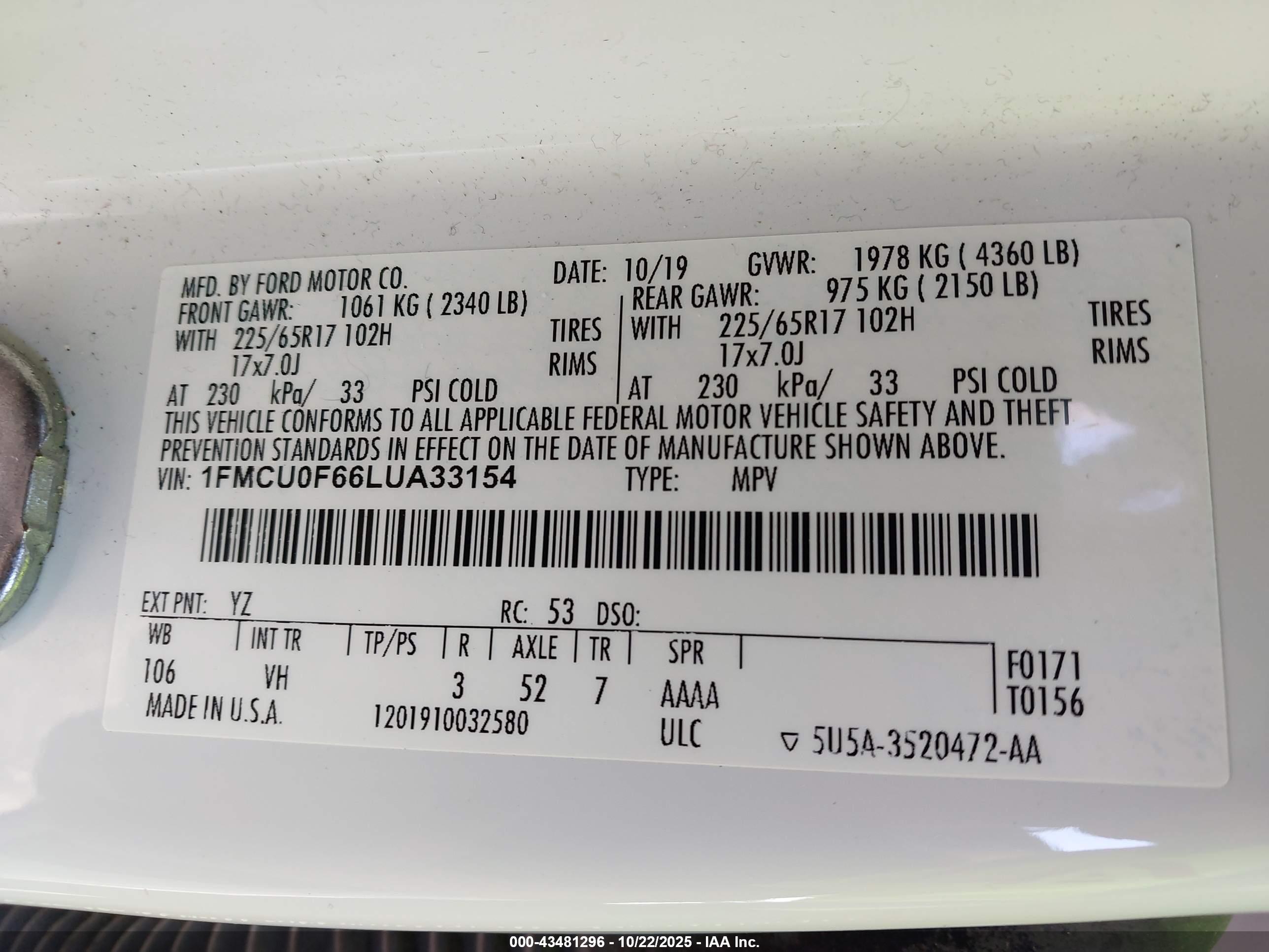 FORD ESCAPE image 9