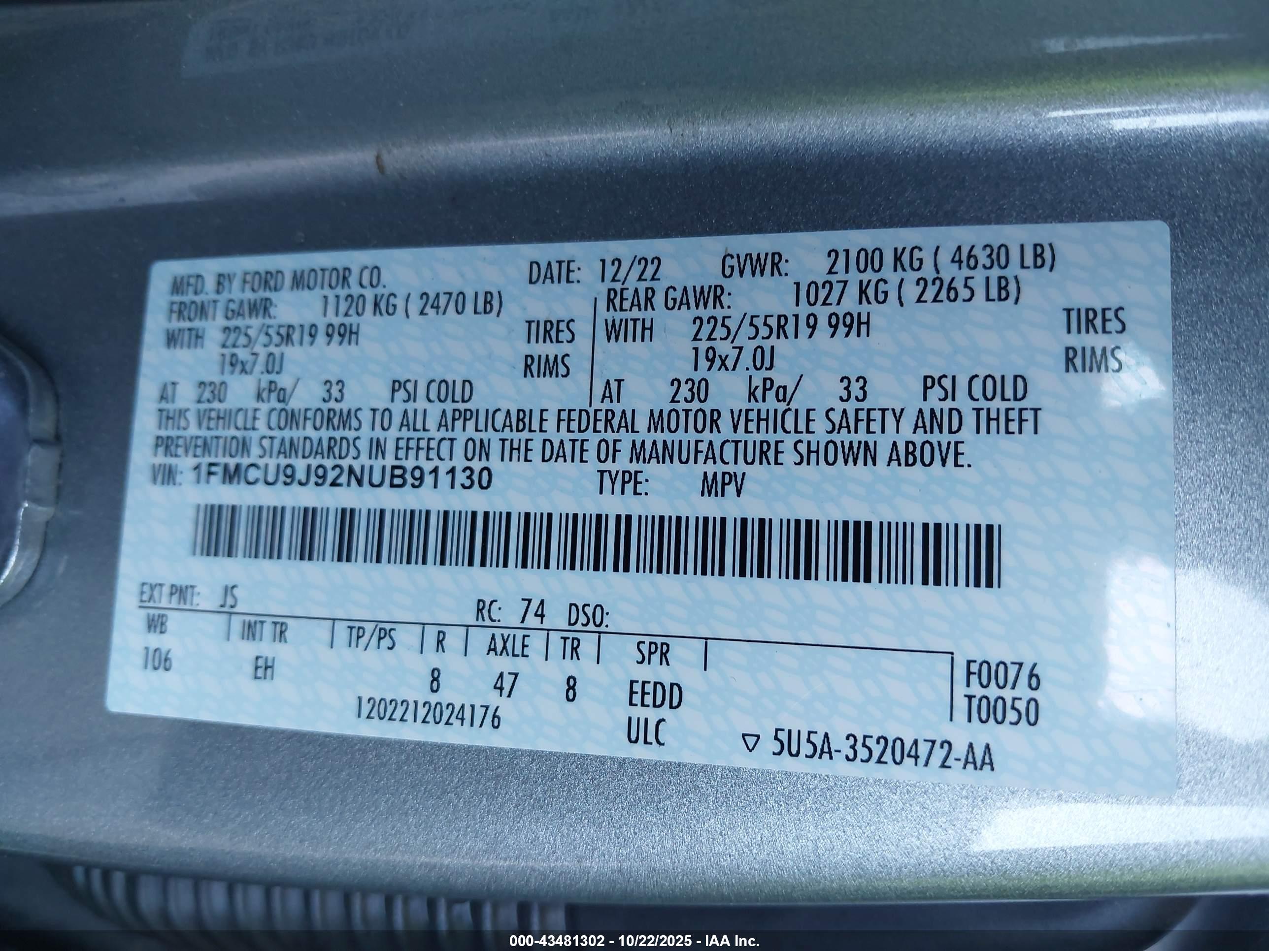 FORD ESCAPE image 9