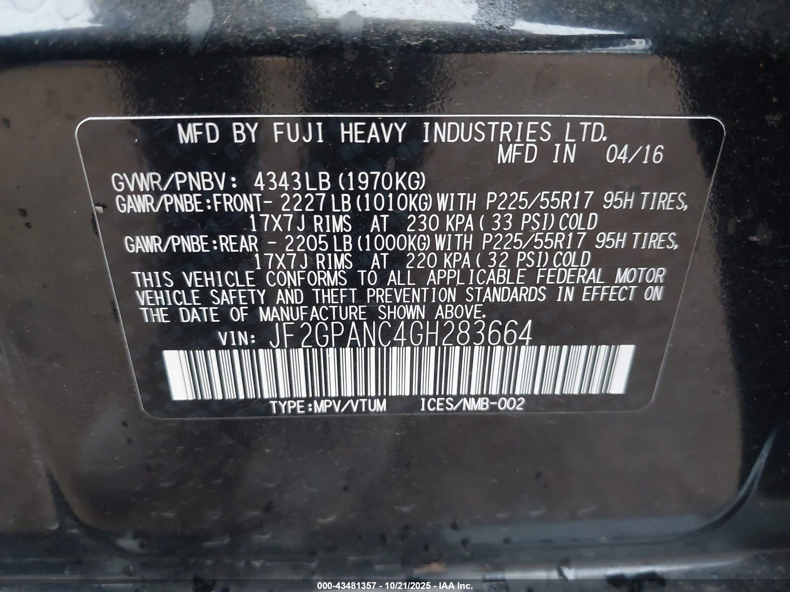 SUBARU CROSSTREK image 9